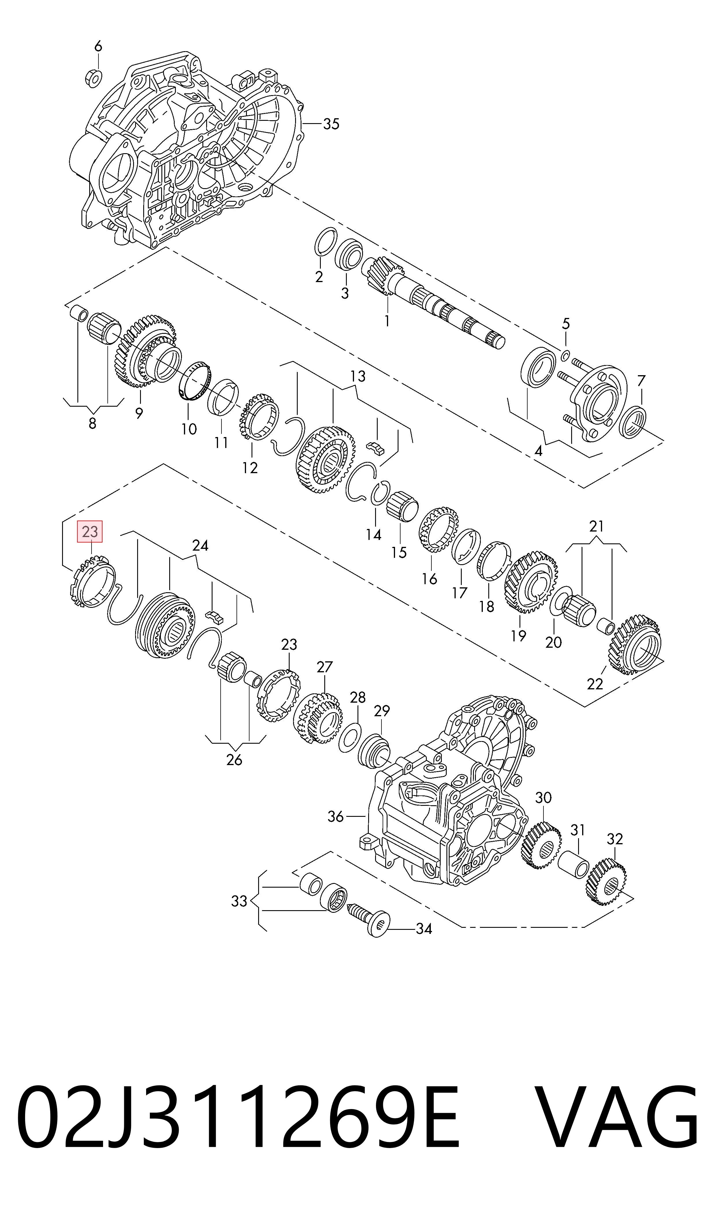 Кільце синхронізатора VAG 02J311269E ціна, від 68.05 USD