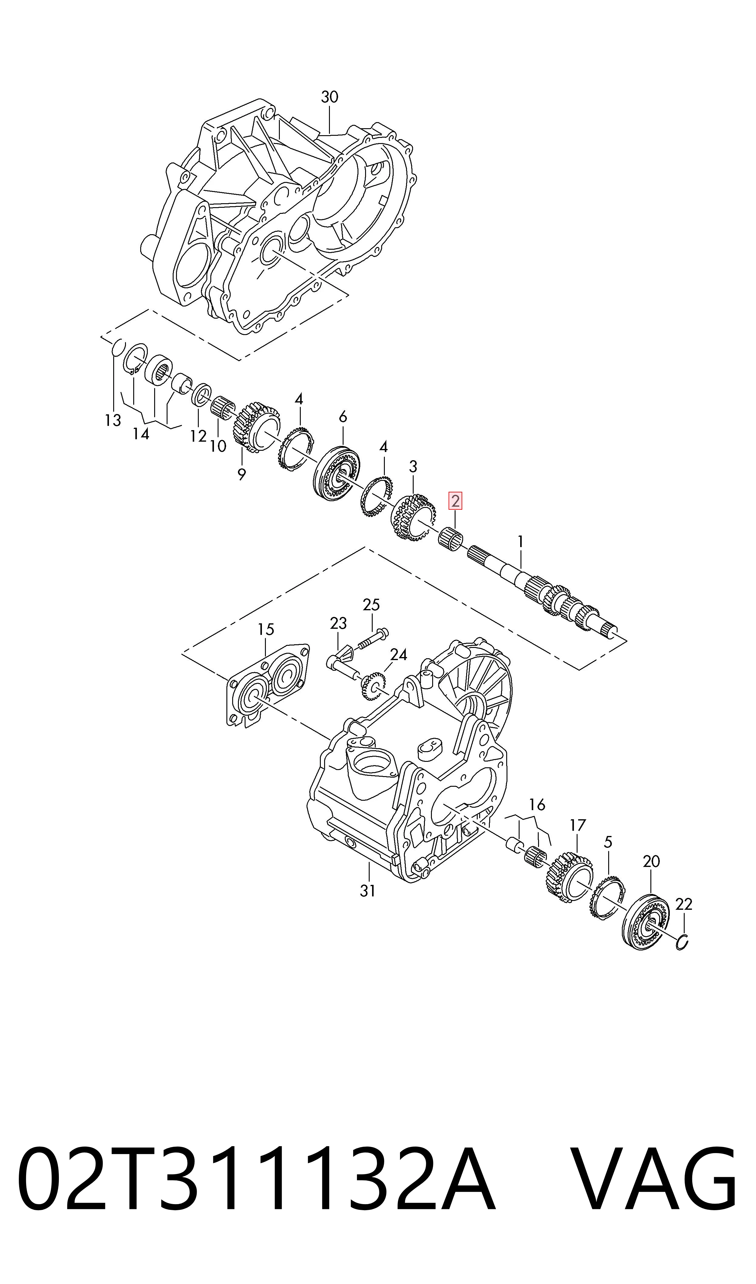Підшипник КПП на Seat Ibiza V KJ1, KJG