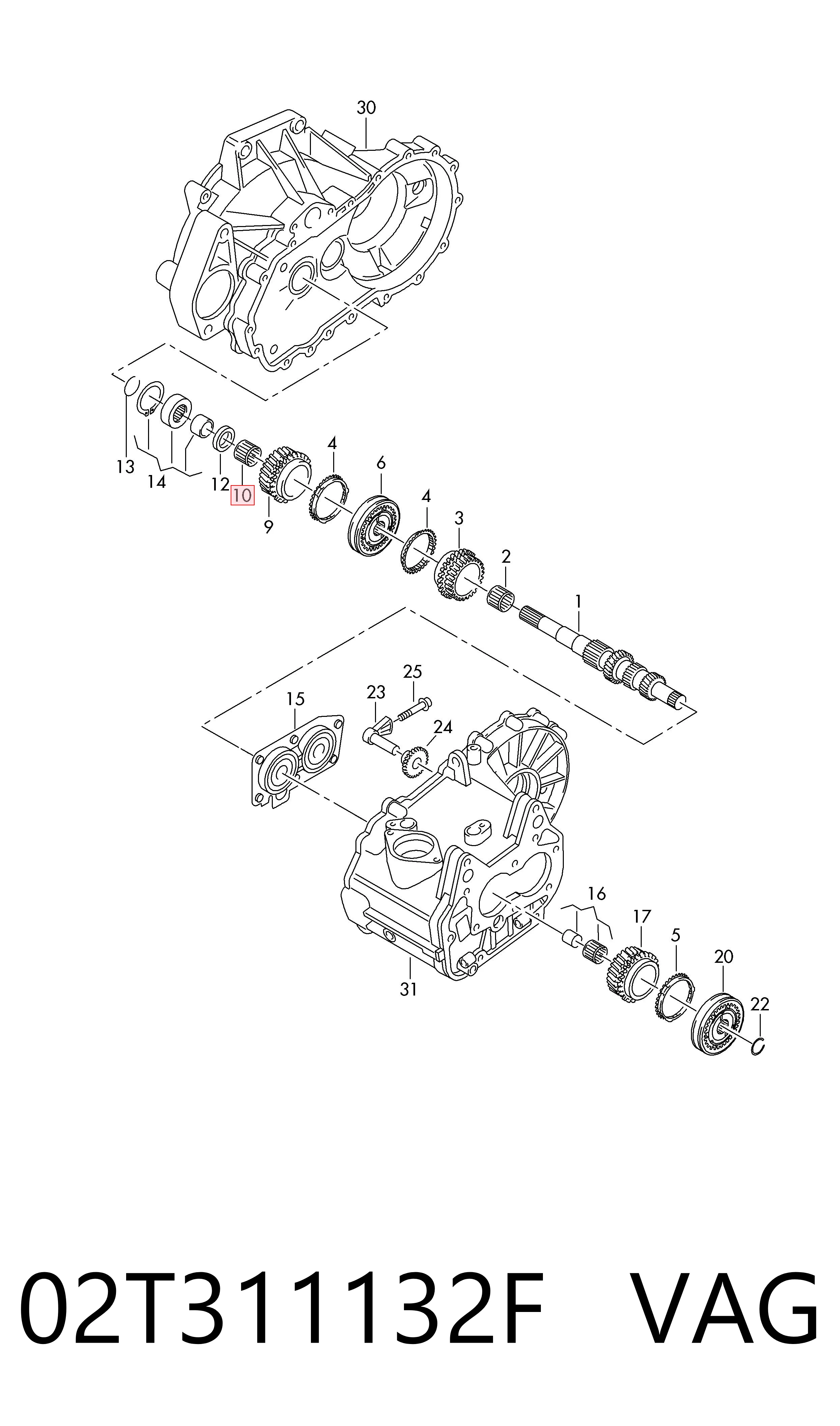 Купити Підшипник КПП Seat Ibiza V KJ1, KJG