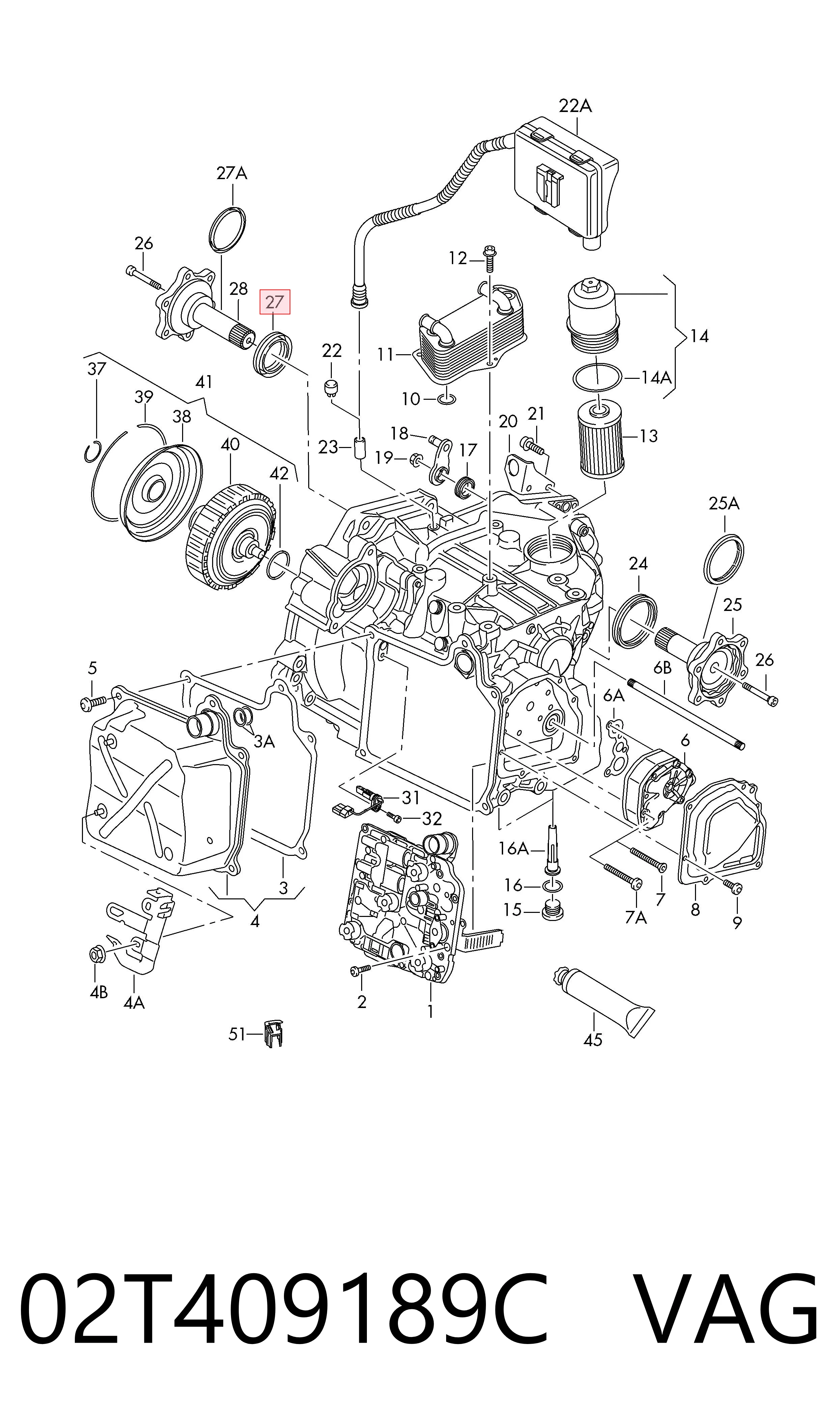 Сальник редуктора переднього моста NEW Holland 5124606 ціна, від 6.64 USD