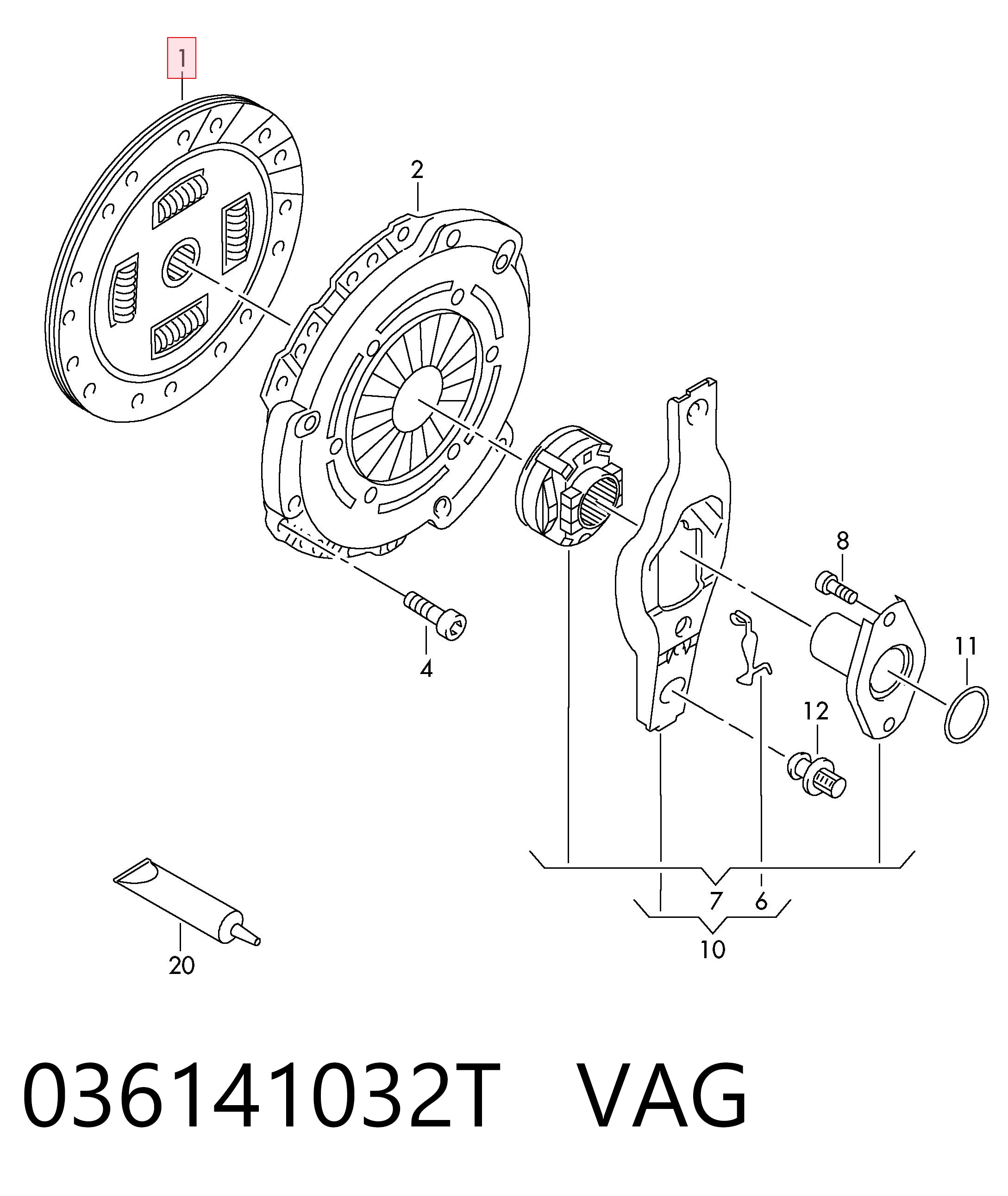 Диск зчеплення ведений Polcar VA826326