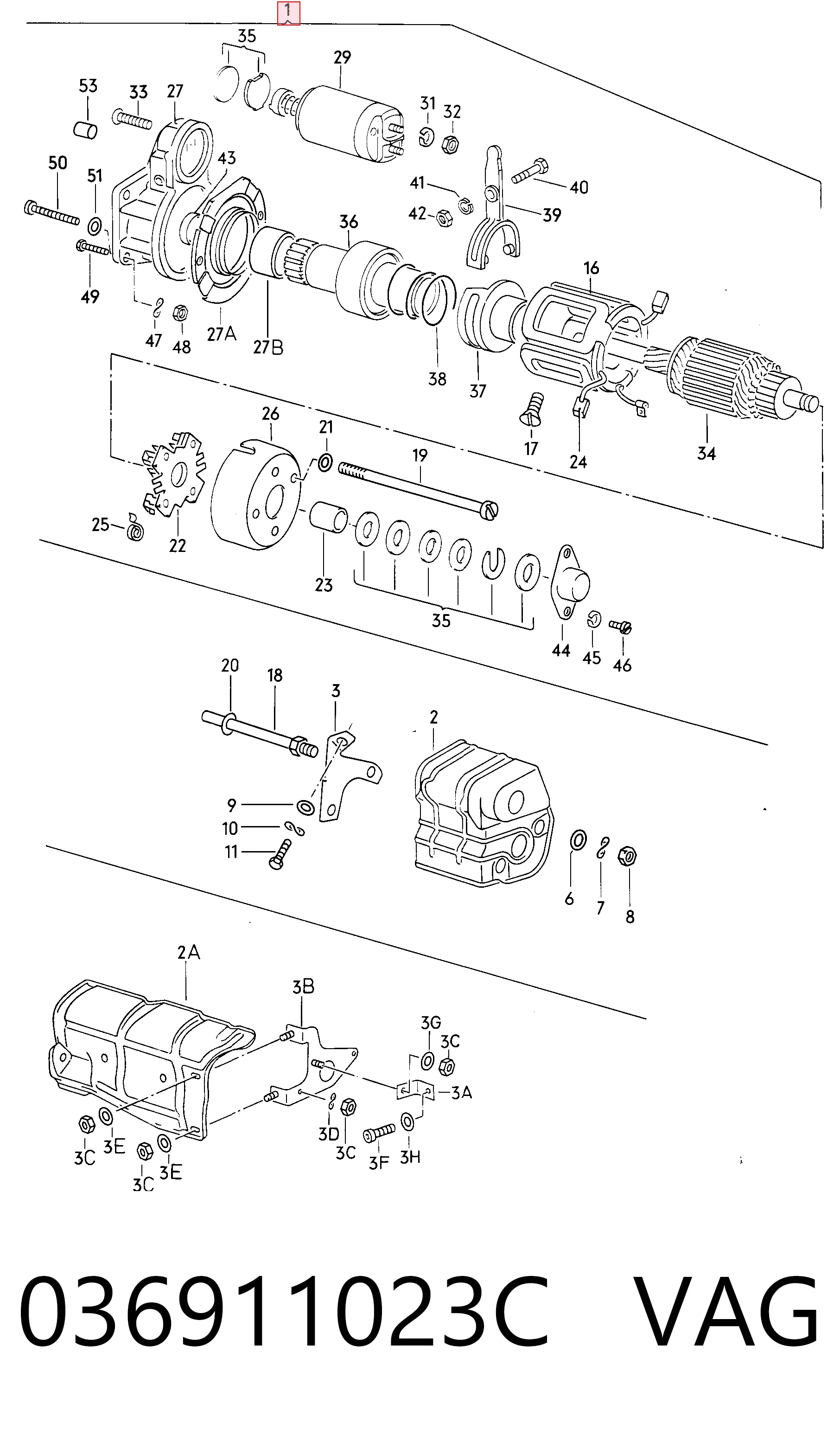 Купити 986013590 Bosch Стартер