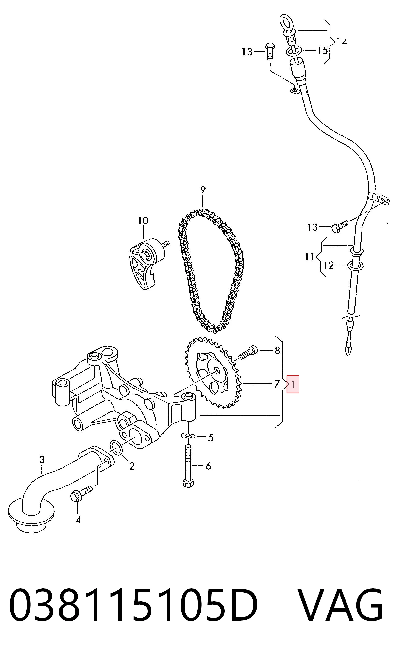 Помпа масляна Magneti Marelli OP0032 ціна, від 45.41 USD