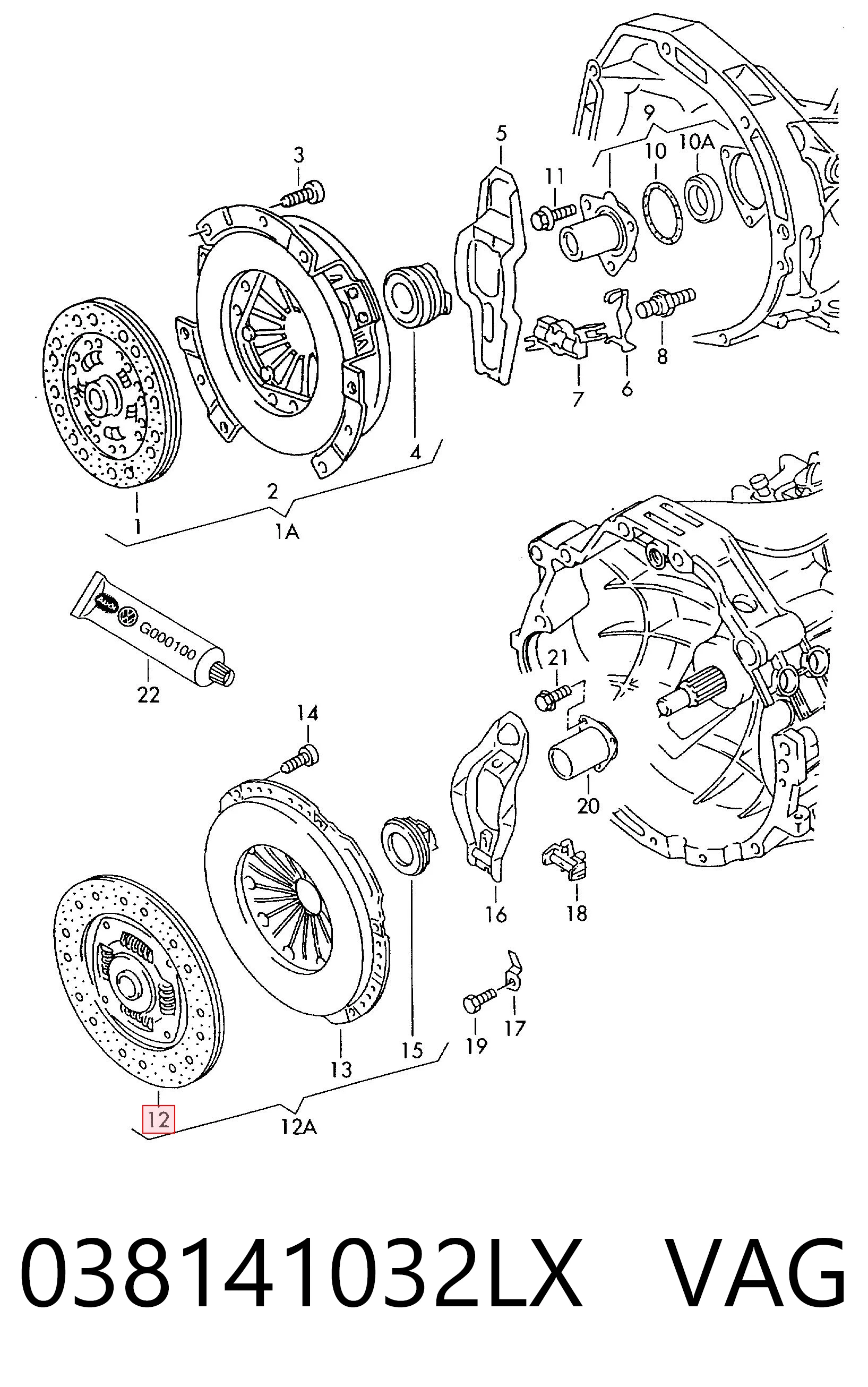 Купити Диск зчеплення Audi A6 C5 4B2, 4B4