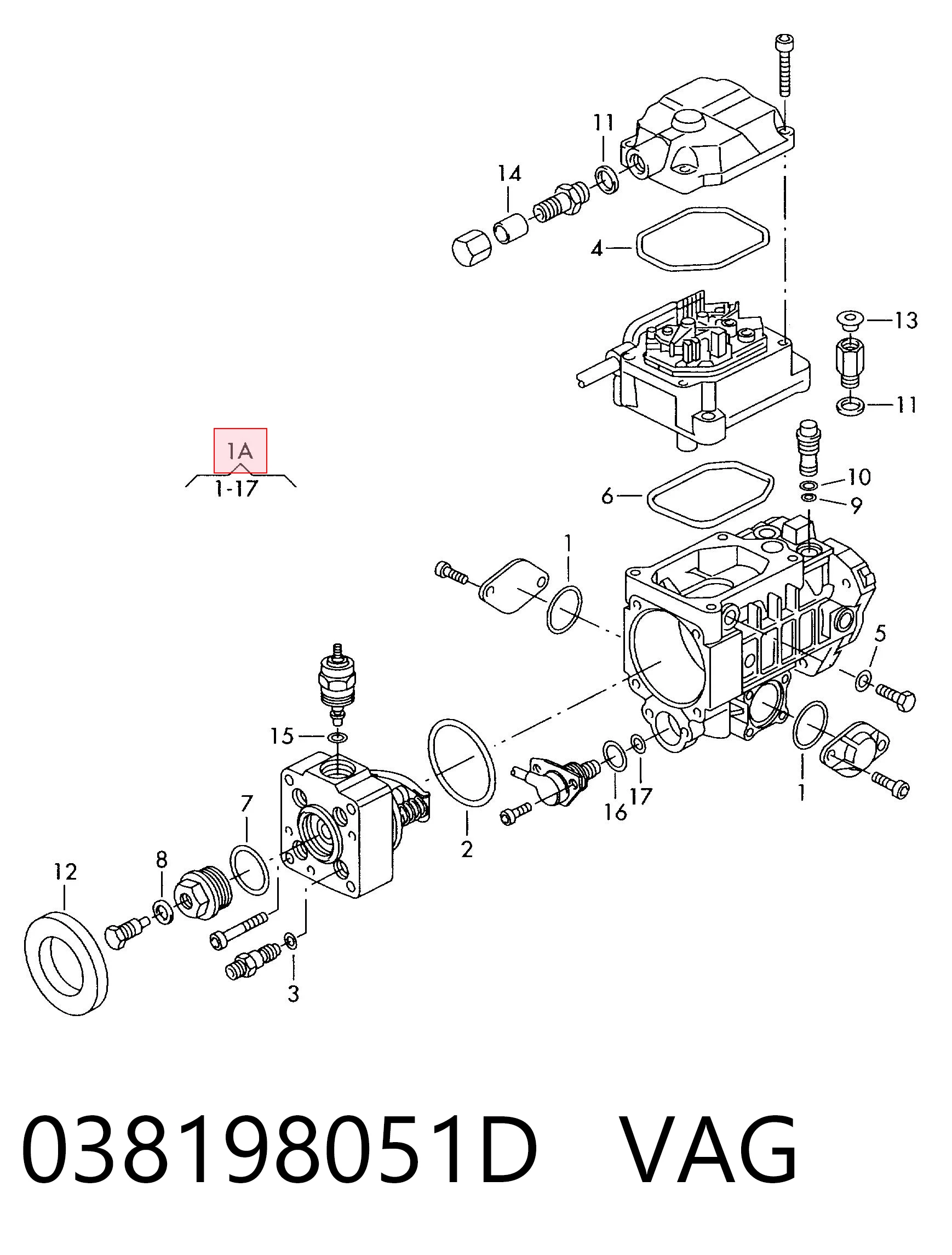 Ремкомплект ПНВТ 2467010003 Tata