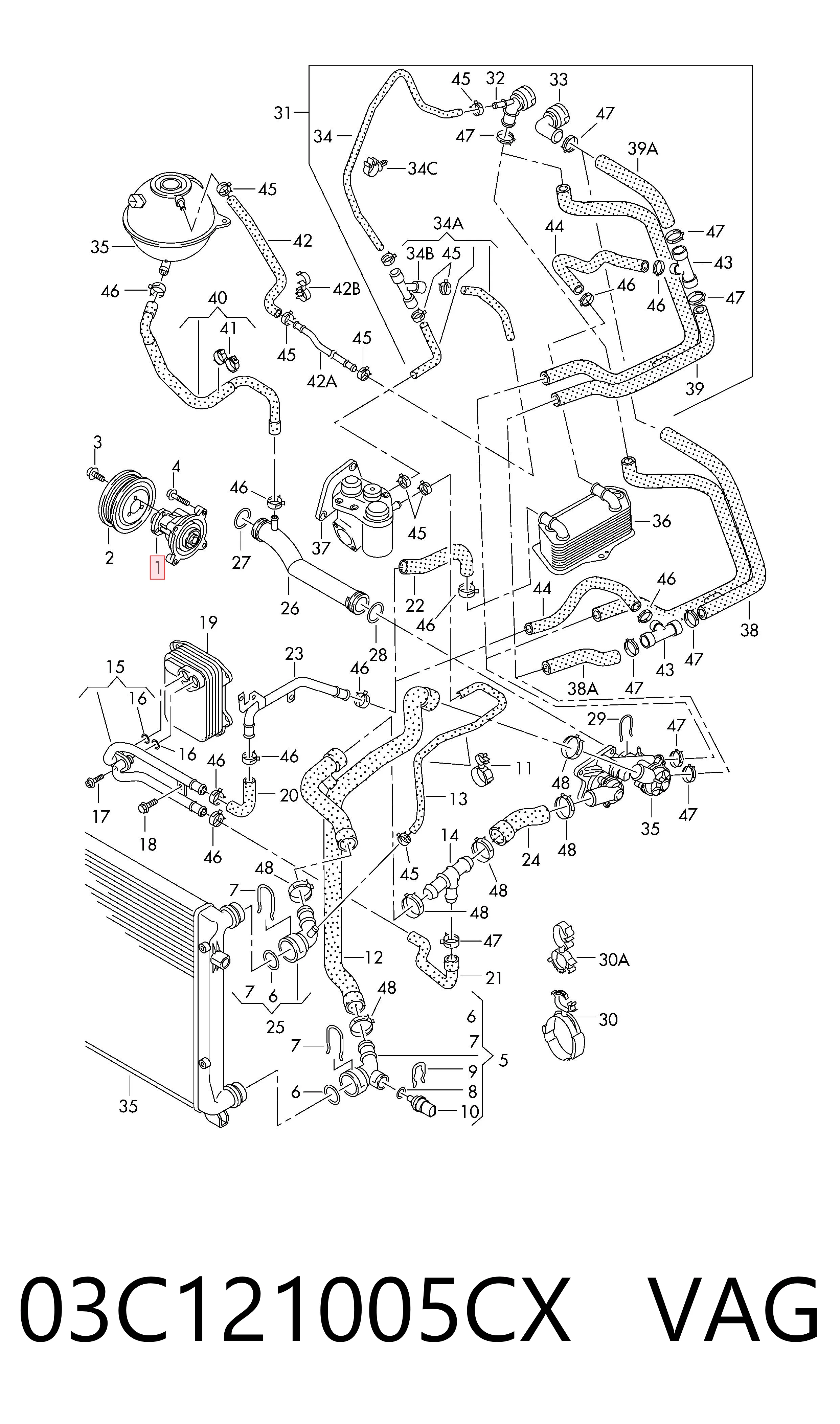 Купити Помпа Seat Toledo III 5P2