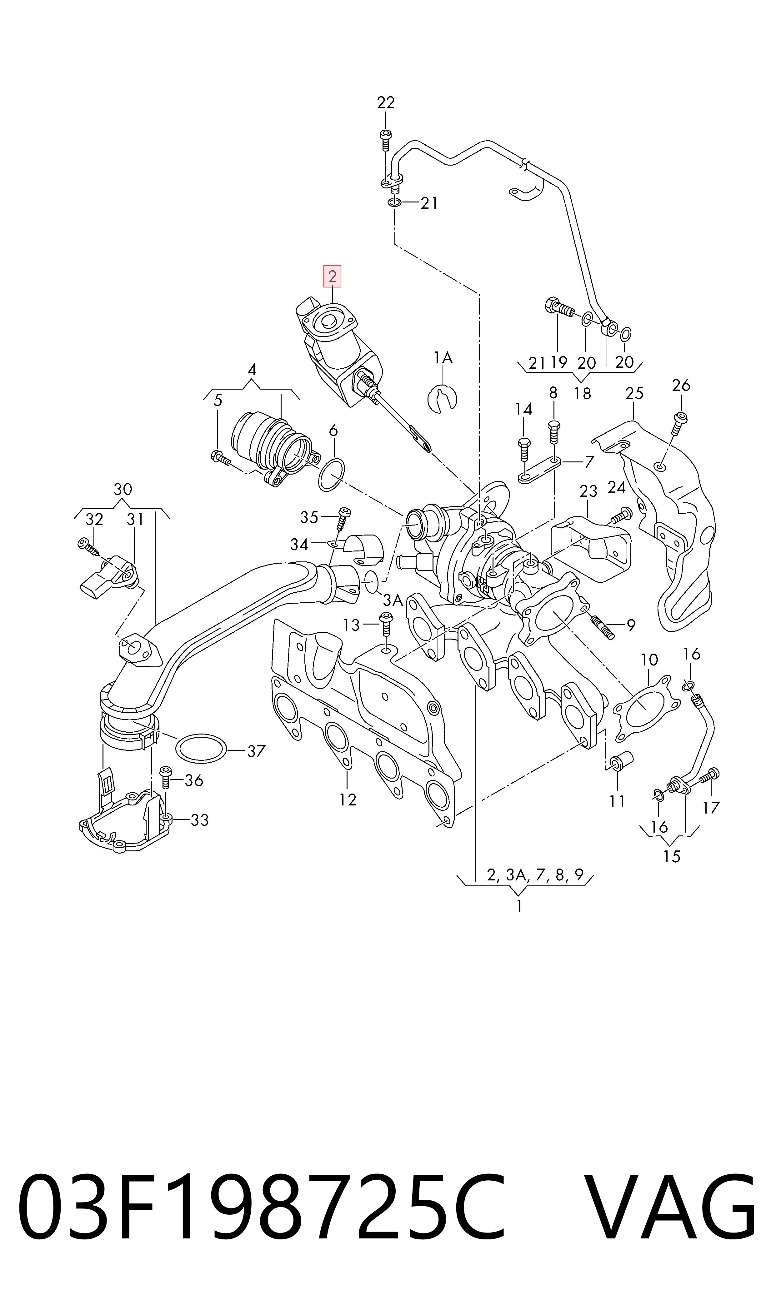 03F198725C VAG Блок управління турбіною