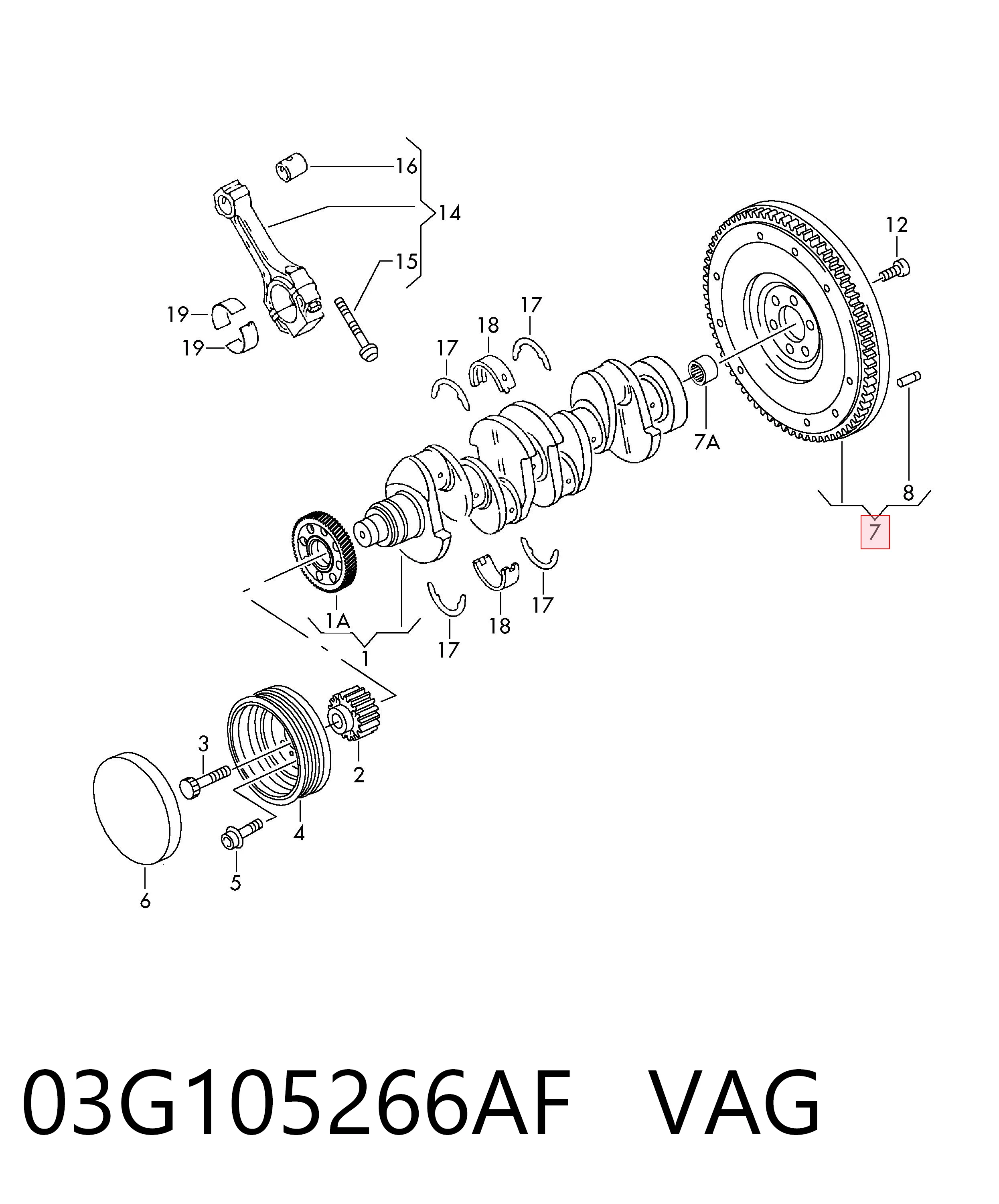 Купити 415043110 Polcar Маховик із зубчастим ободом в зборі