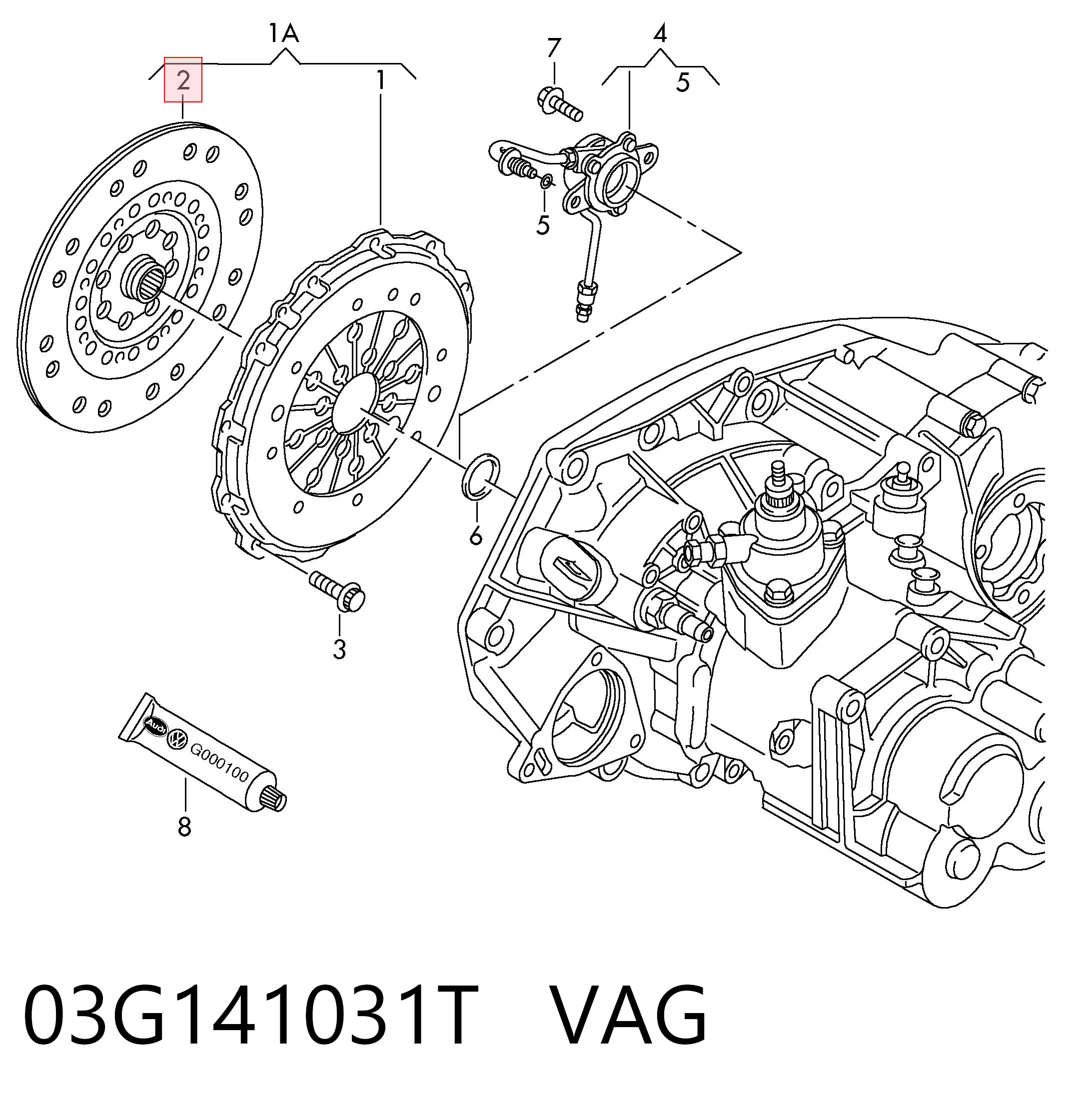 Зчеплення Ford Galaxy I VY мінівен (WGR) (2000 - 2006) ціна, від 57.51 USD