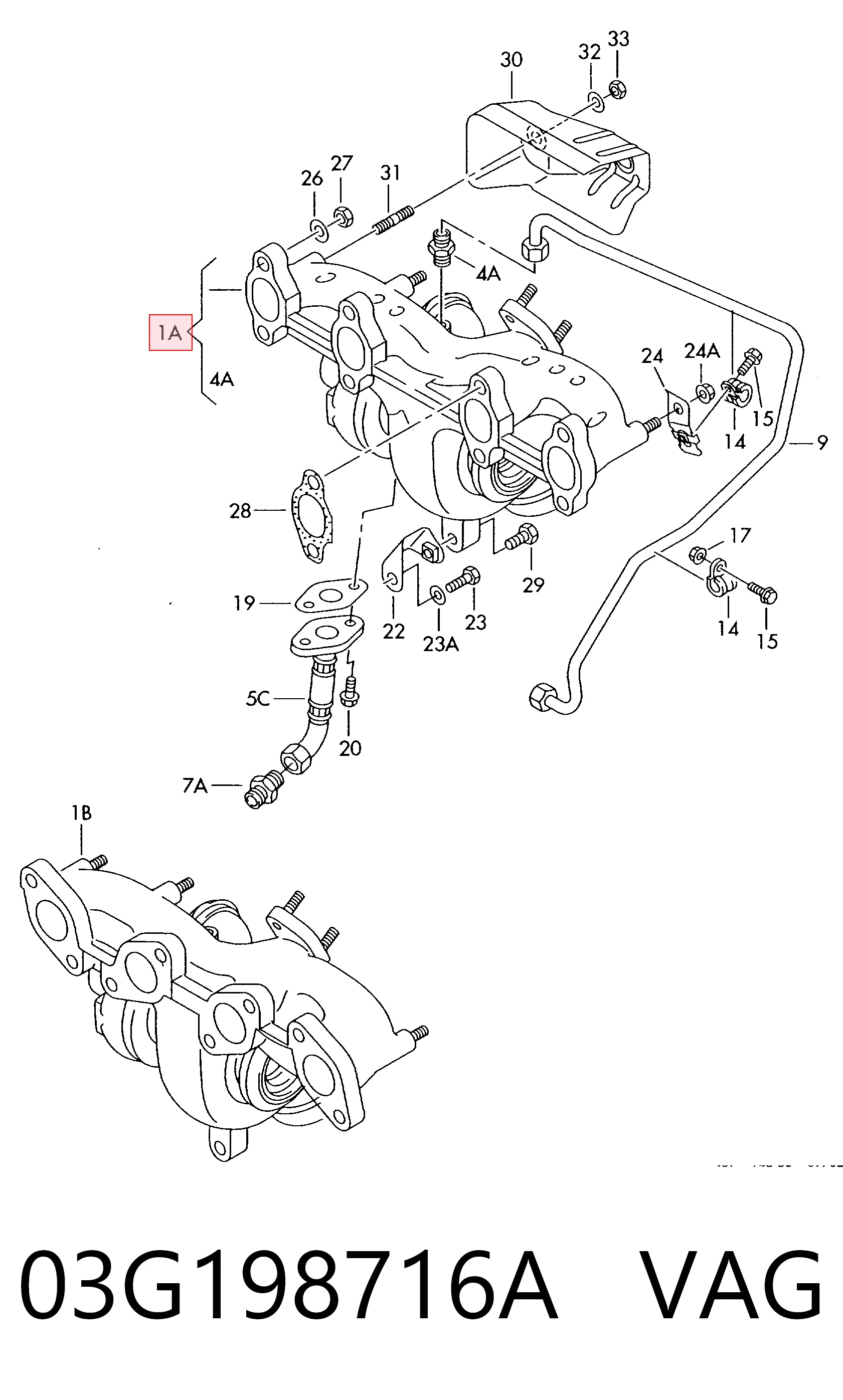 Блок управління турбіною на Volkswagen Caddy III 2KB, 2KJ, 2CB, 2CJ