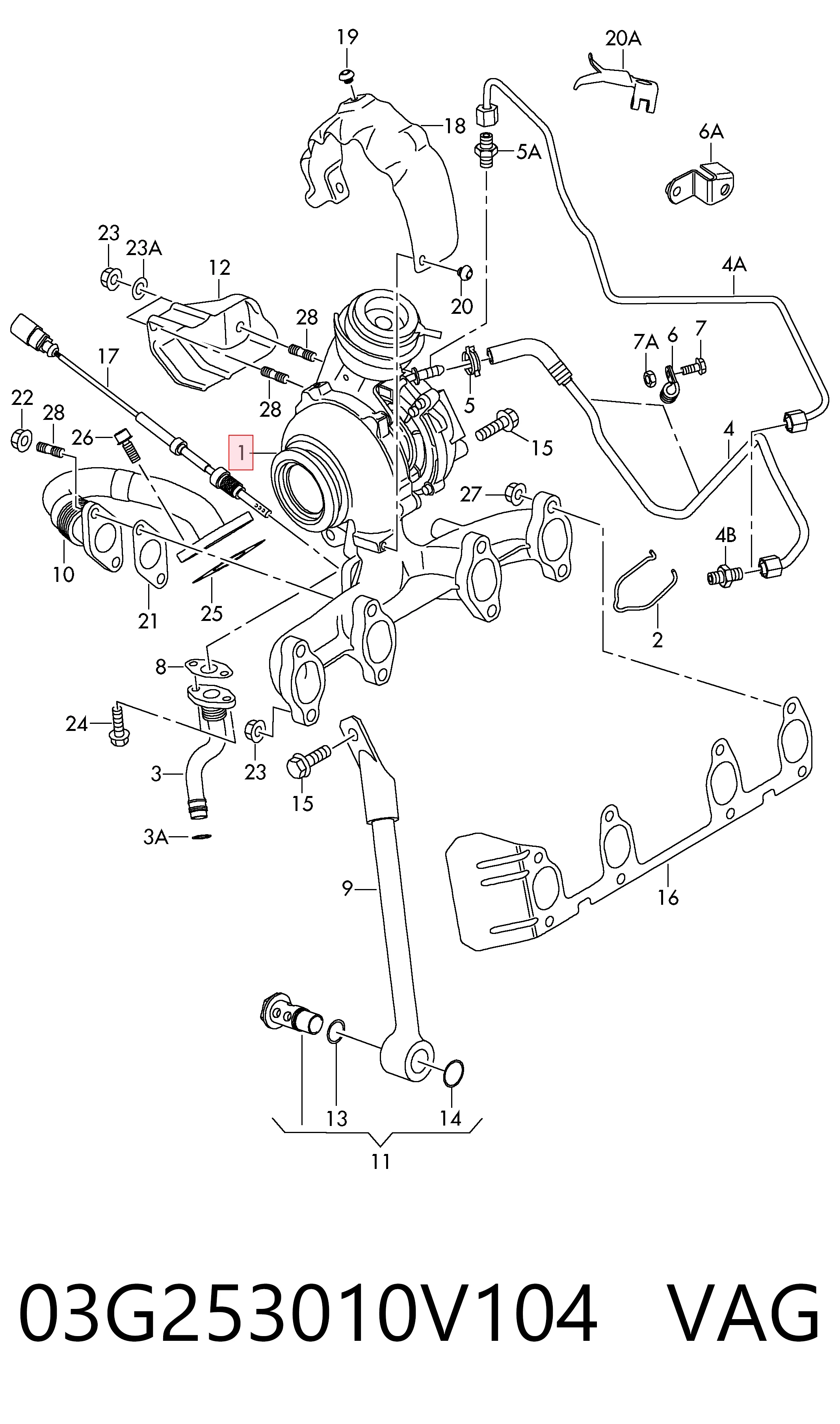 Купити Турбіна Seat Leon II 1P1