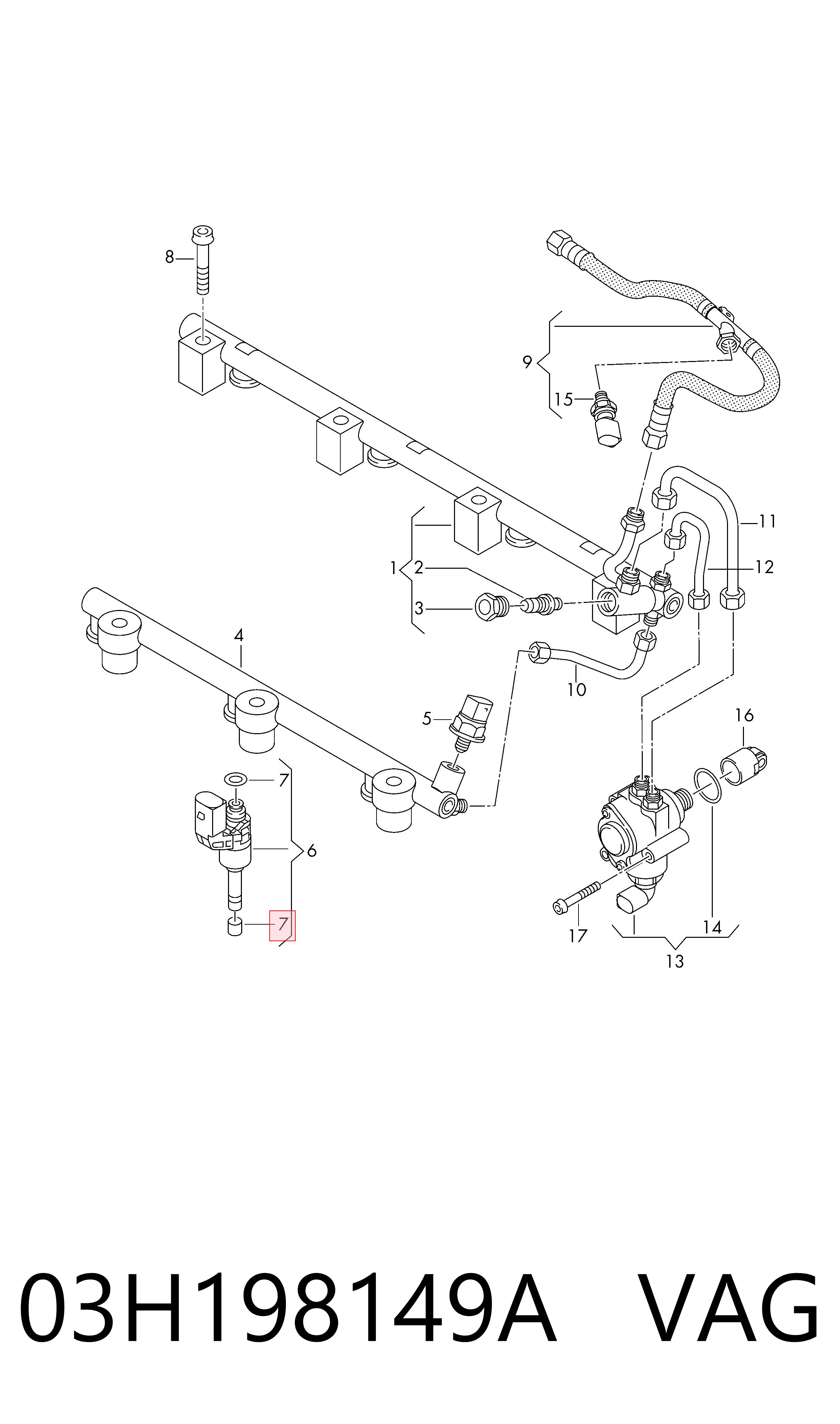 Кільце форсунки BF0423730006 Bapmic