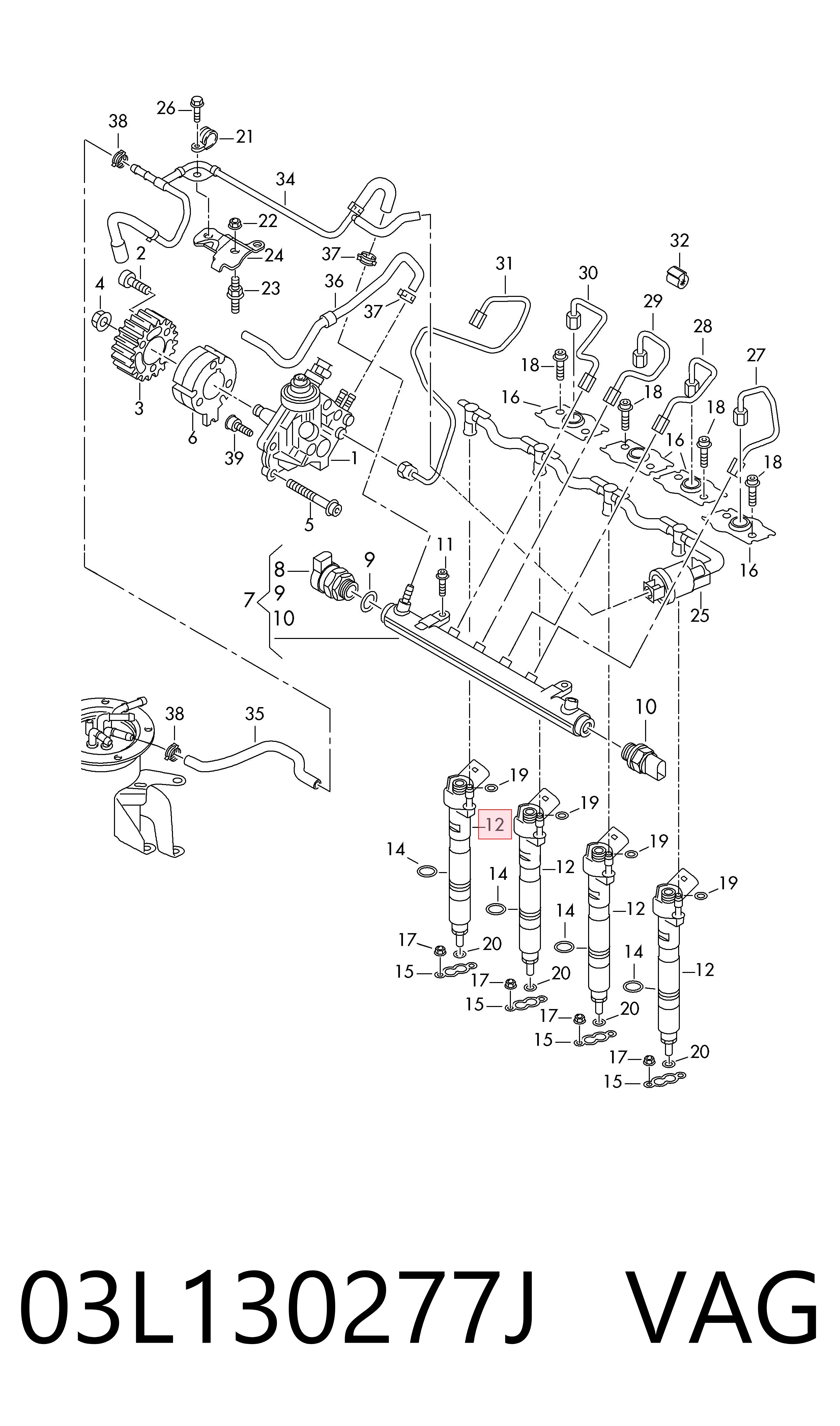 Купити 986435166 Bosch Форсунка дизельна в зборі, розпилювач + тримач