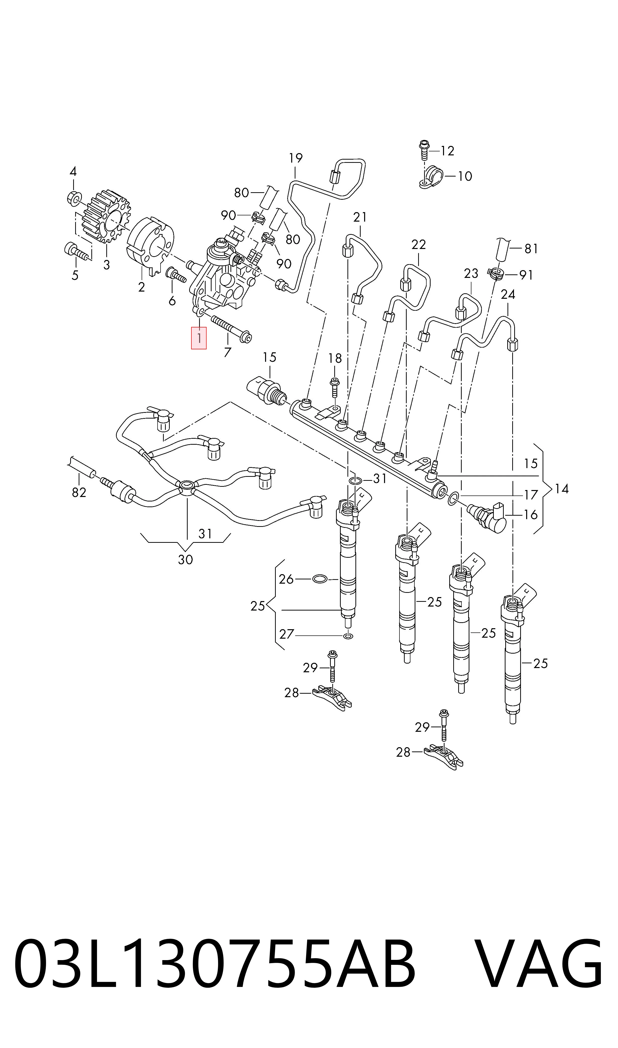 Насос паливний високого тиску Bosch 445010566 ціна, від 227.34 USD