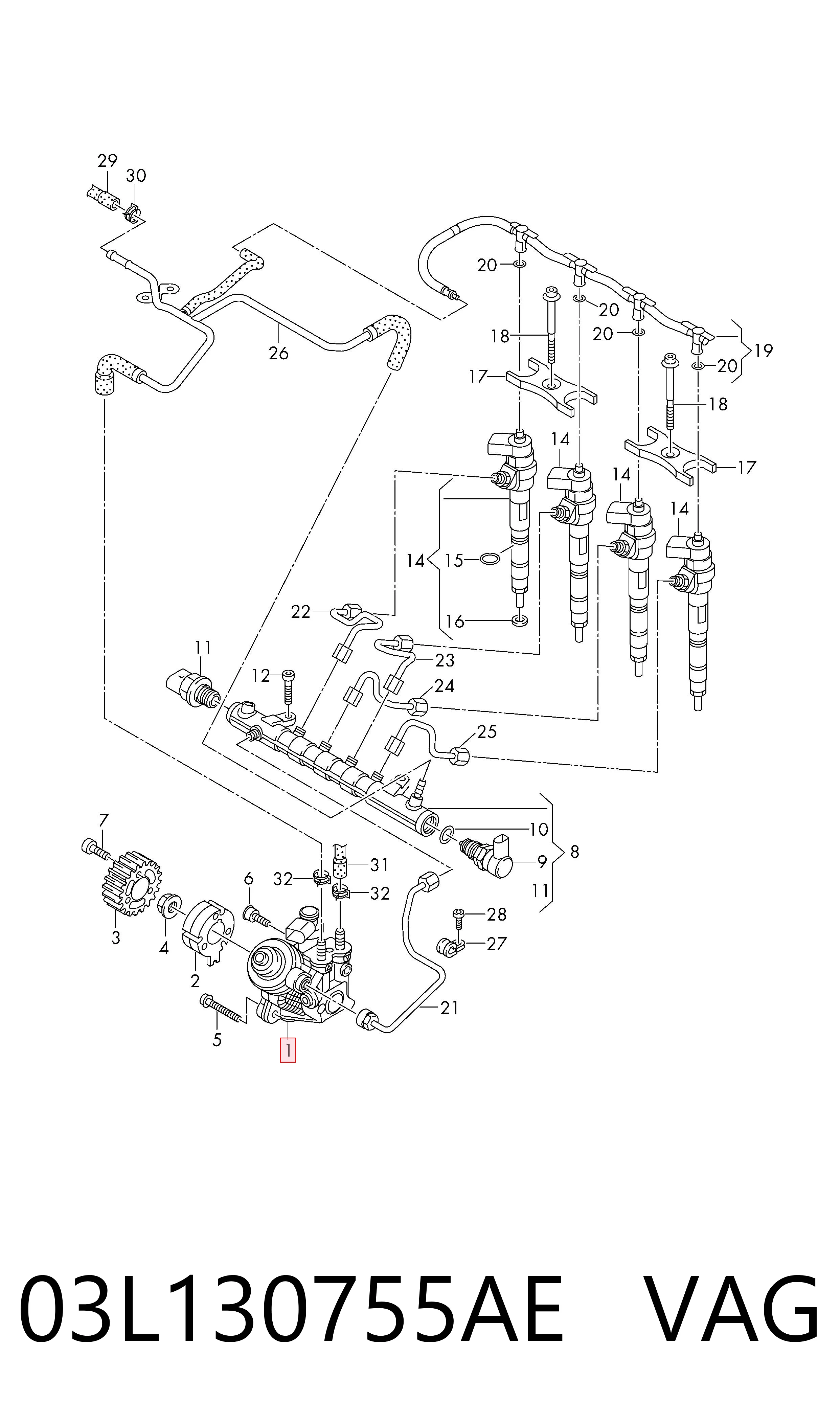 986437434 Bosch Насос паливний високого тиску (ПНВТ)