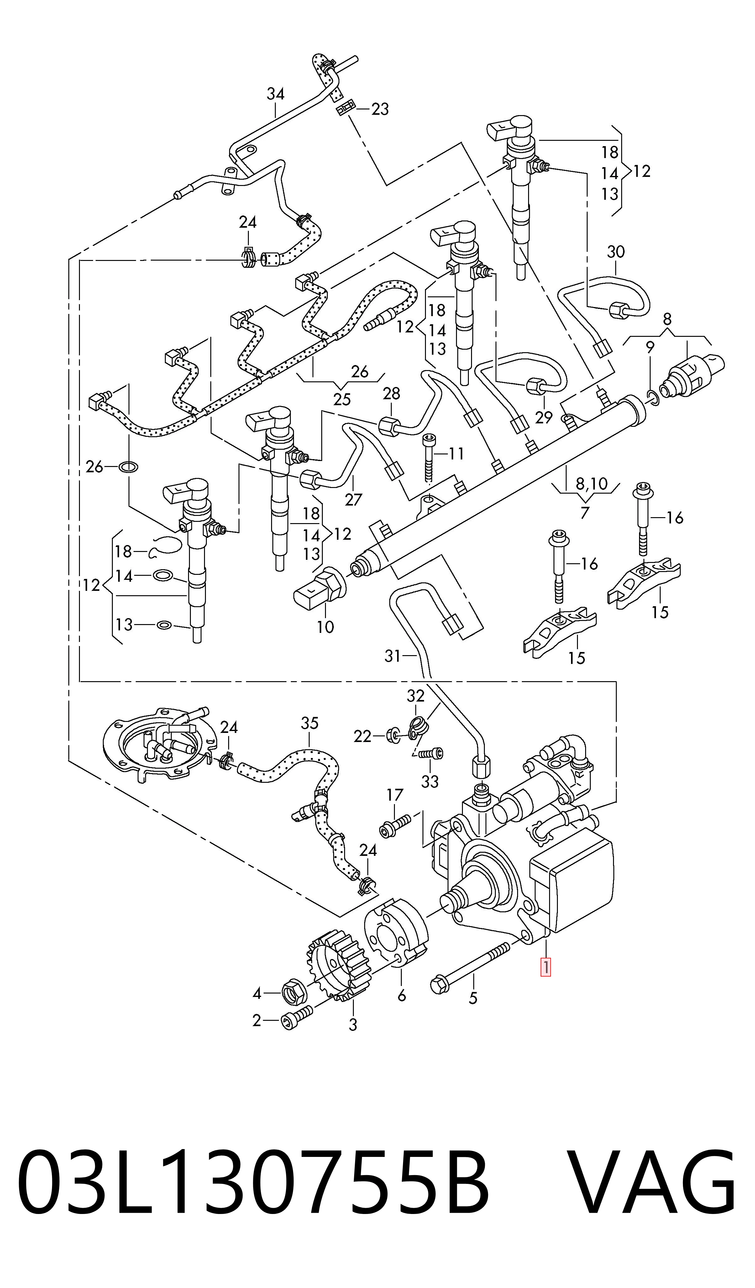 Насос паливний високого тиску Continental/Siemens 5WS40836 ціна, від 190.04 USD