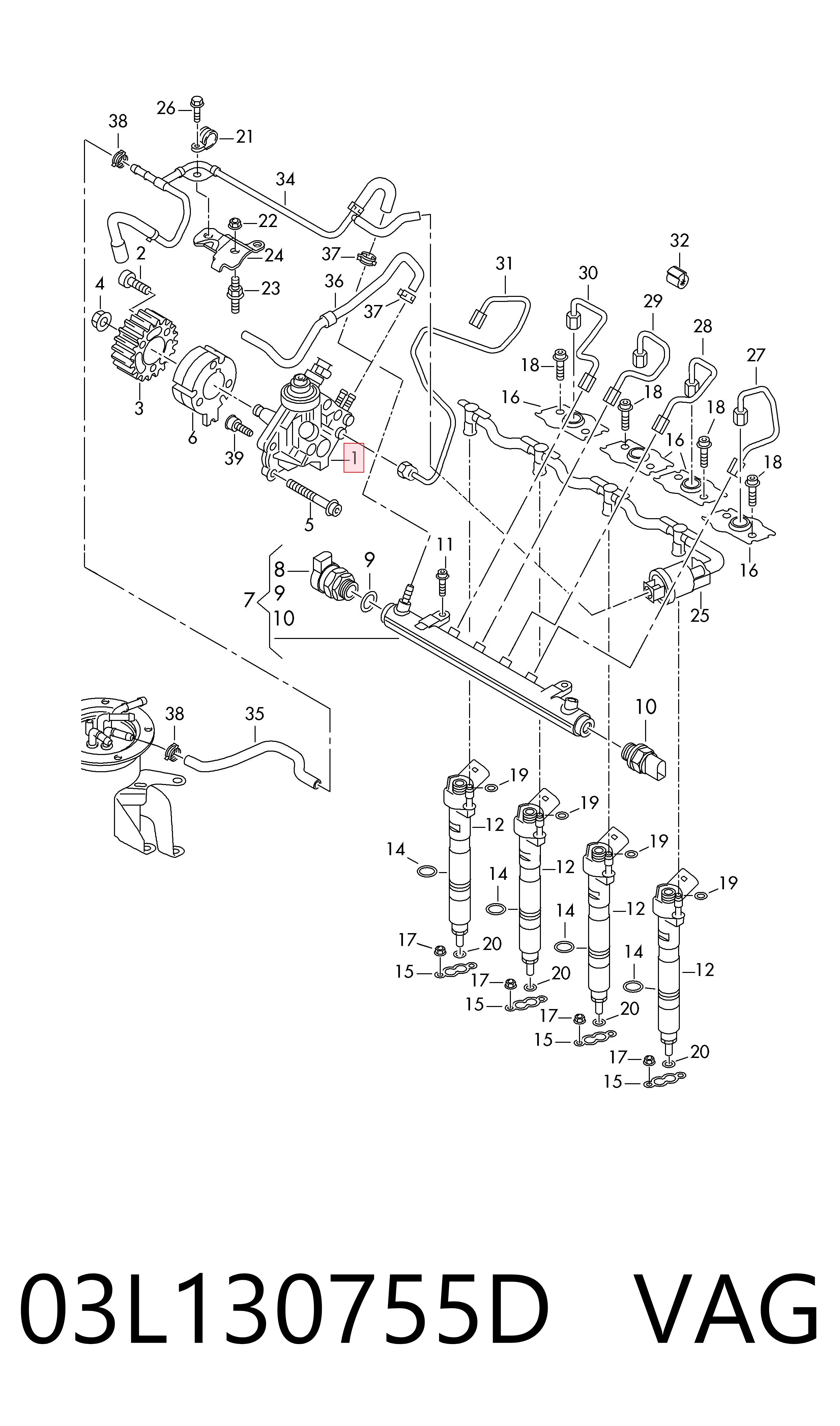 Купити 445010566 Bosch Насос паливний високого тиску (ПНВТ) - DIESEL