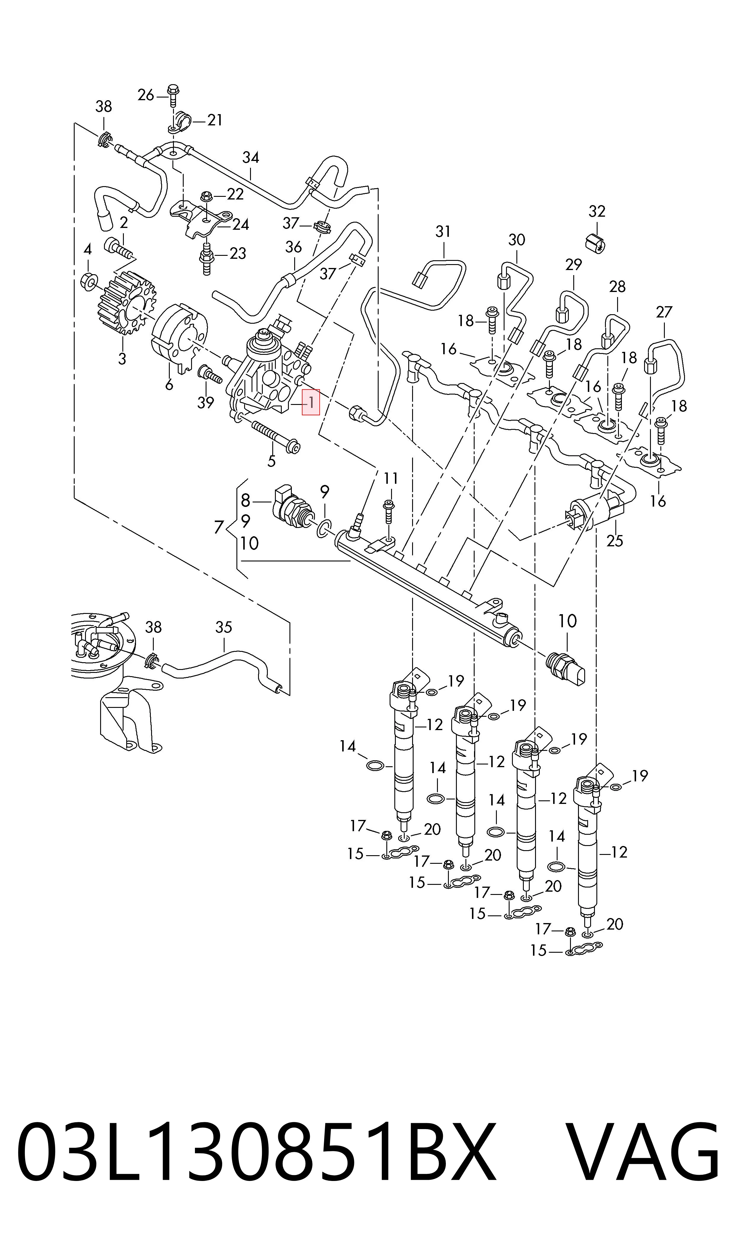 Купити 445010566 Bosch Насос паливний високого тиску (ПНВТ) - DIESEL