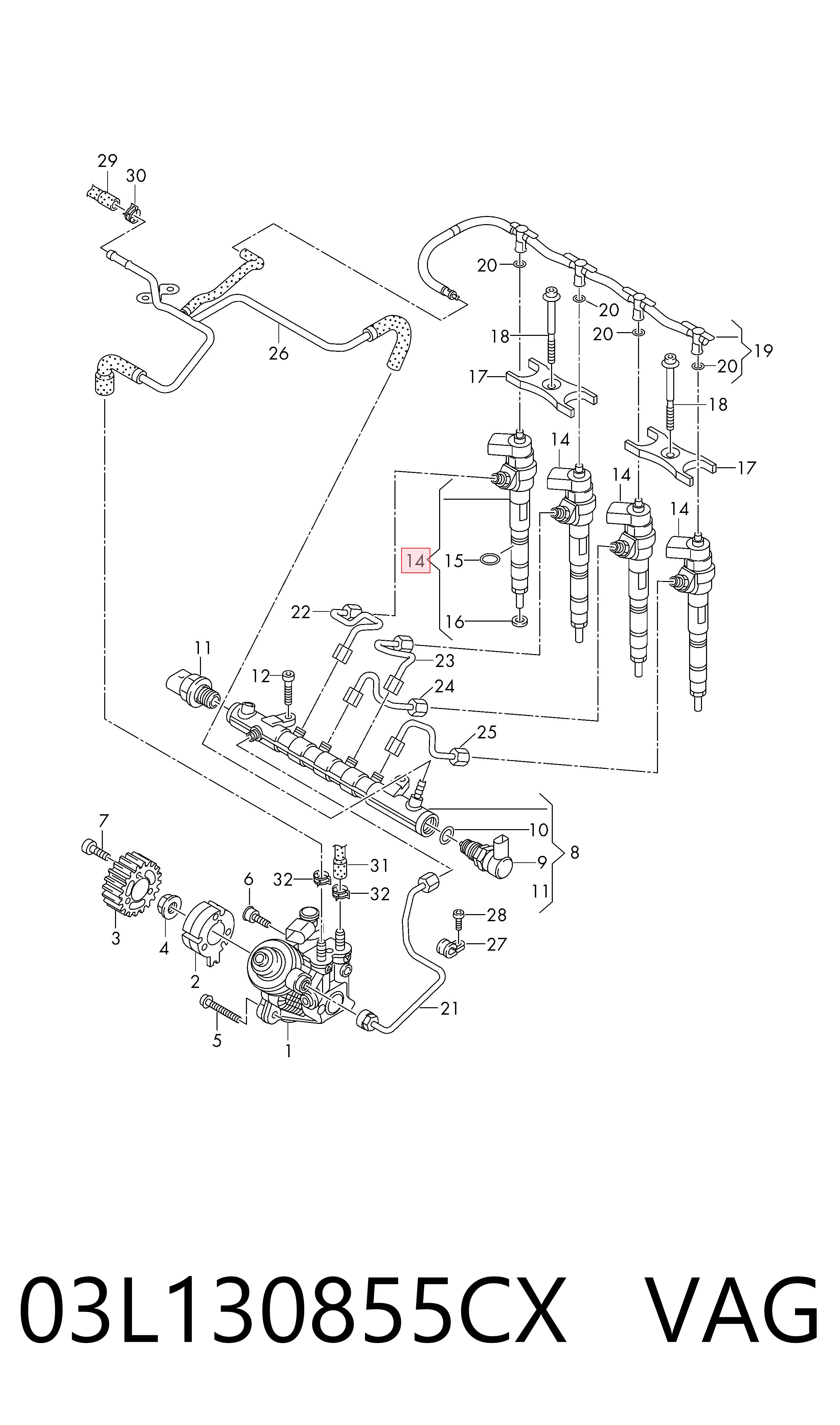 Купити 986435166 Bosch Форсунка дизельна в зборі, розпилювач + тримач
