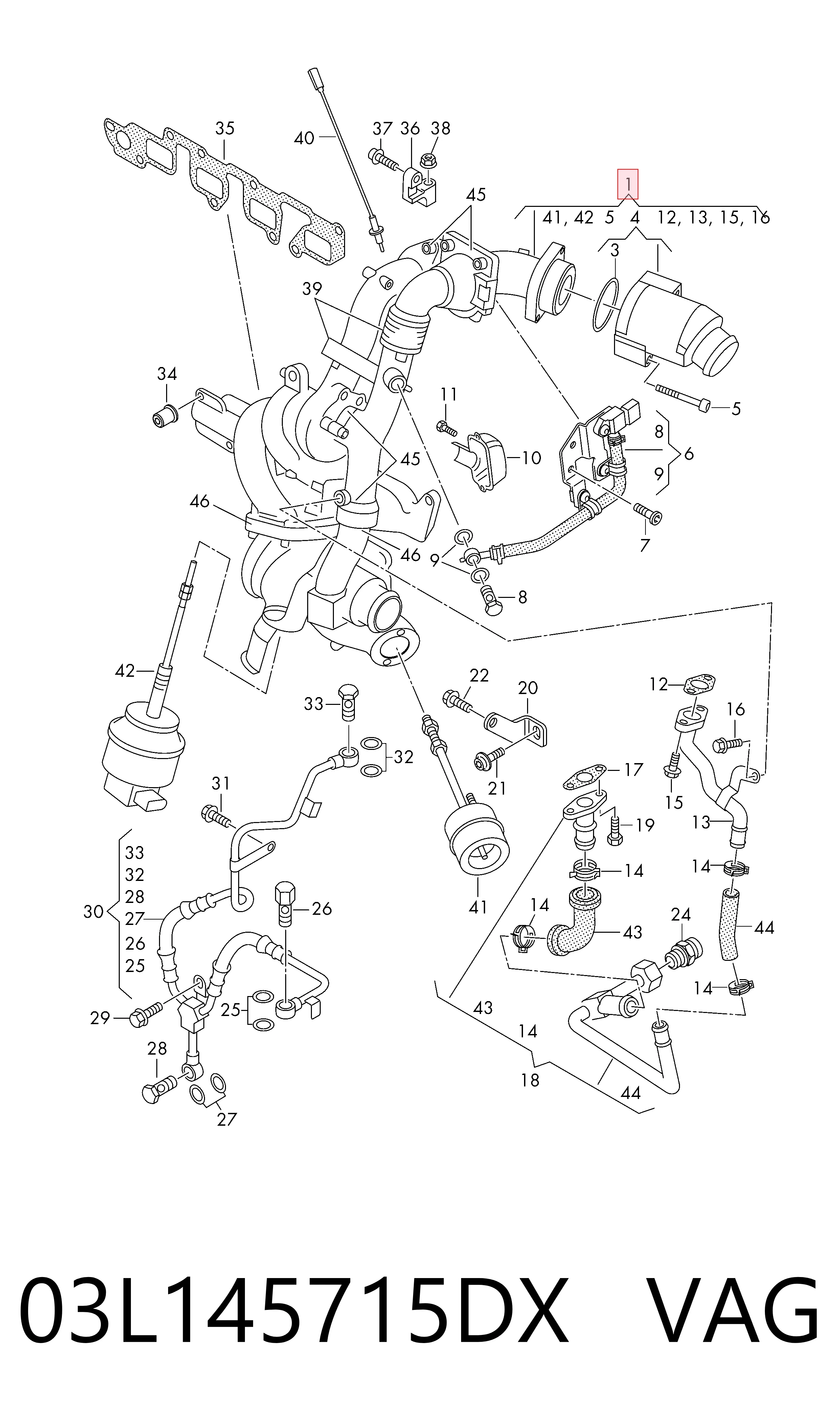 Турбіна Borg-Warner 53049700129 ціна, від 1384.24 USD
