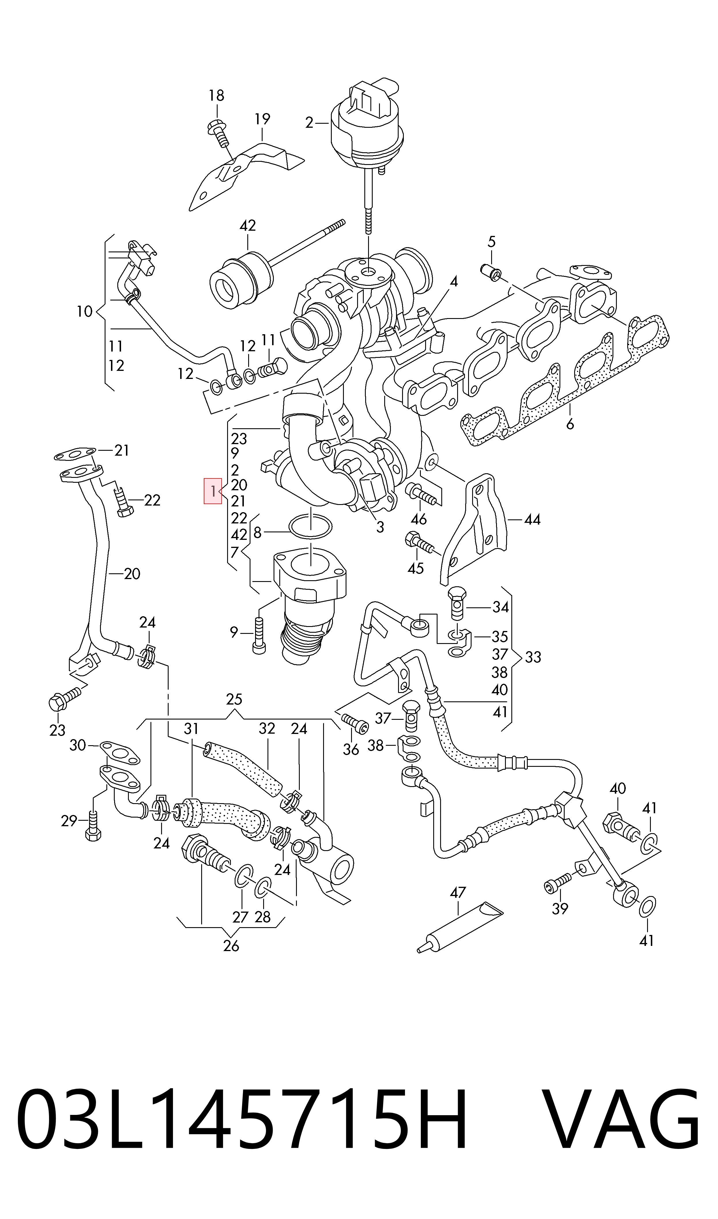 Турбокомпресор Borg-Warner 10009880115
