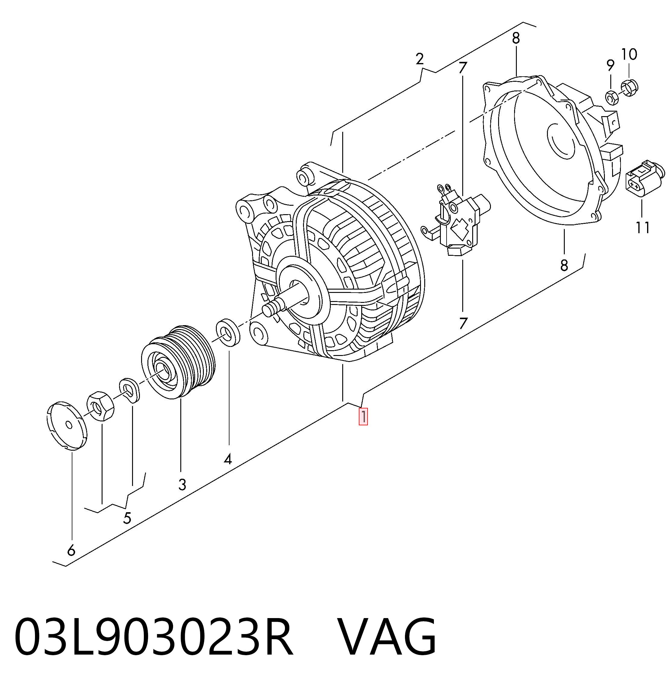 Генератор AS/Auto Storm A0757S ціна, від 204.69 USD