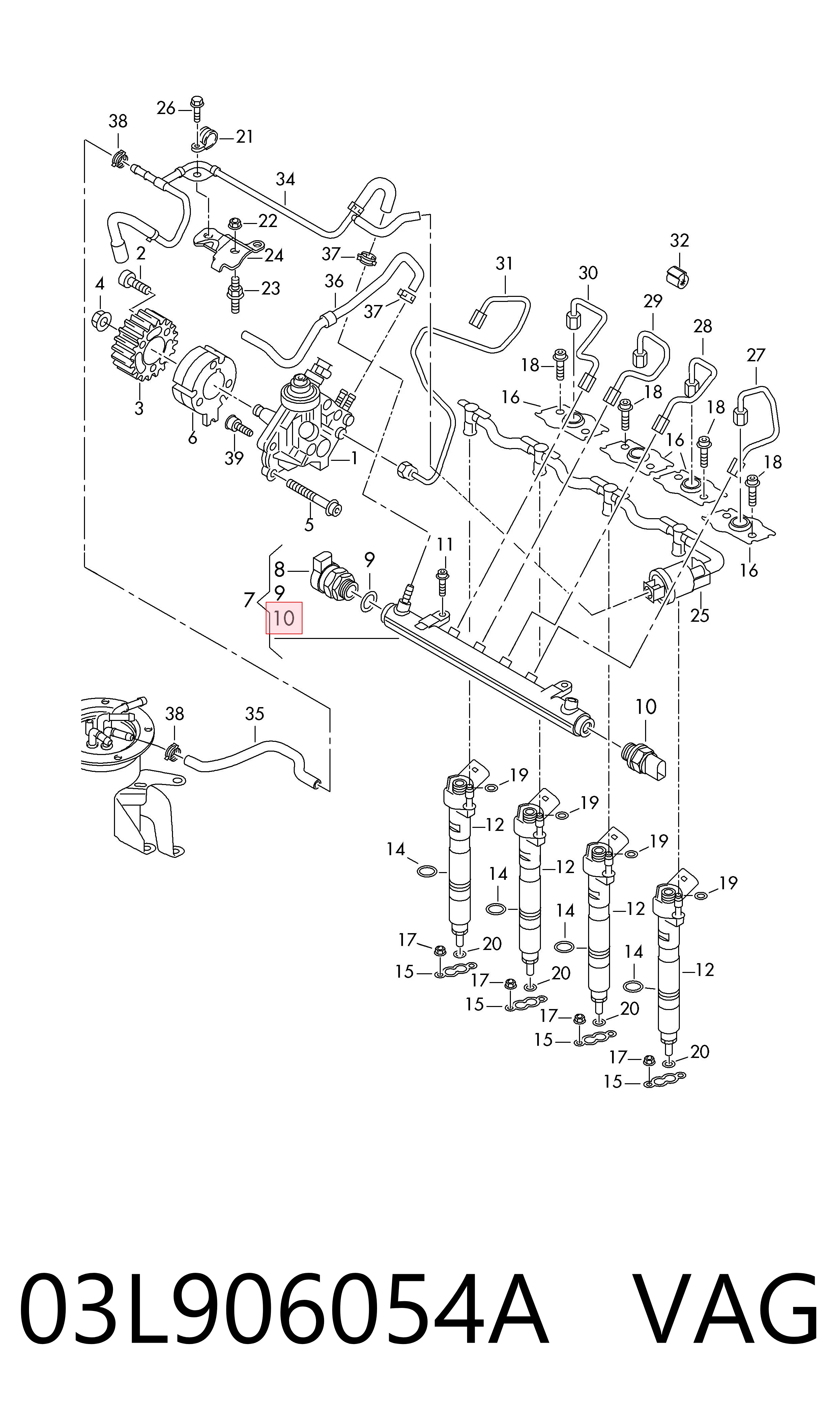 03L906054A VAG Манометри