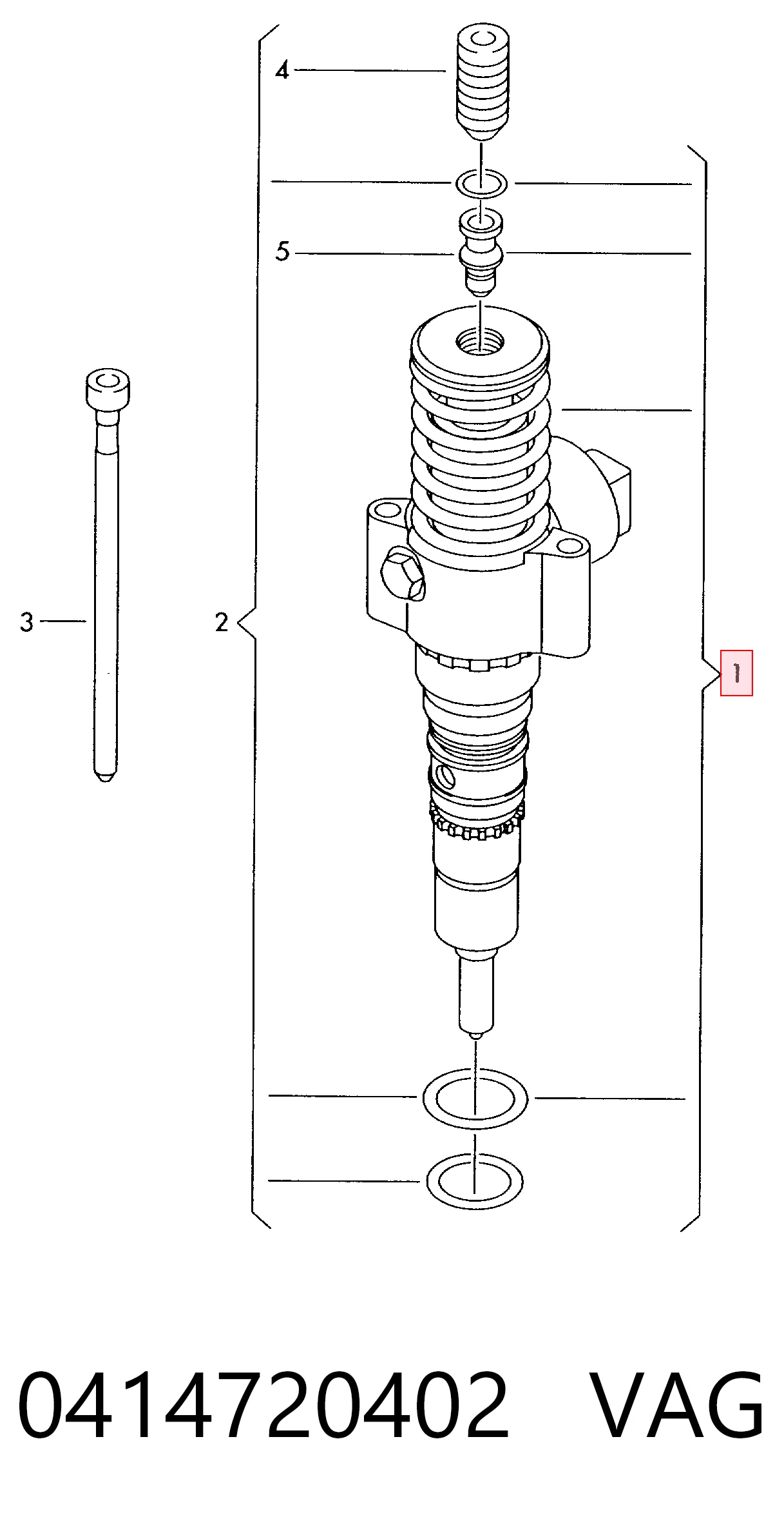 Паливні форсунки 986441580 Bosch