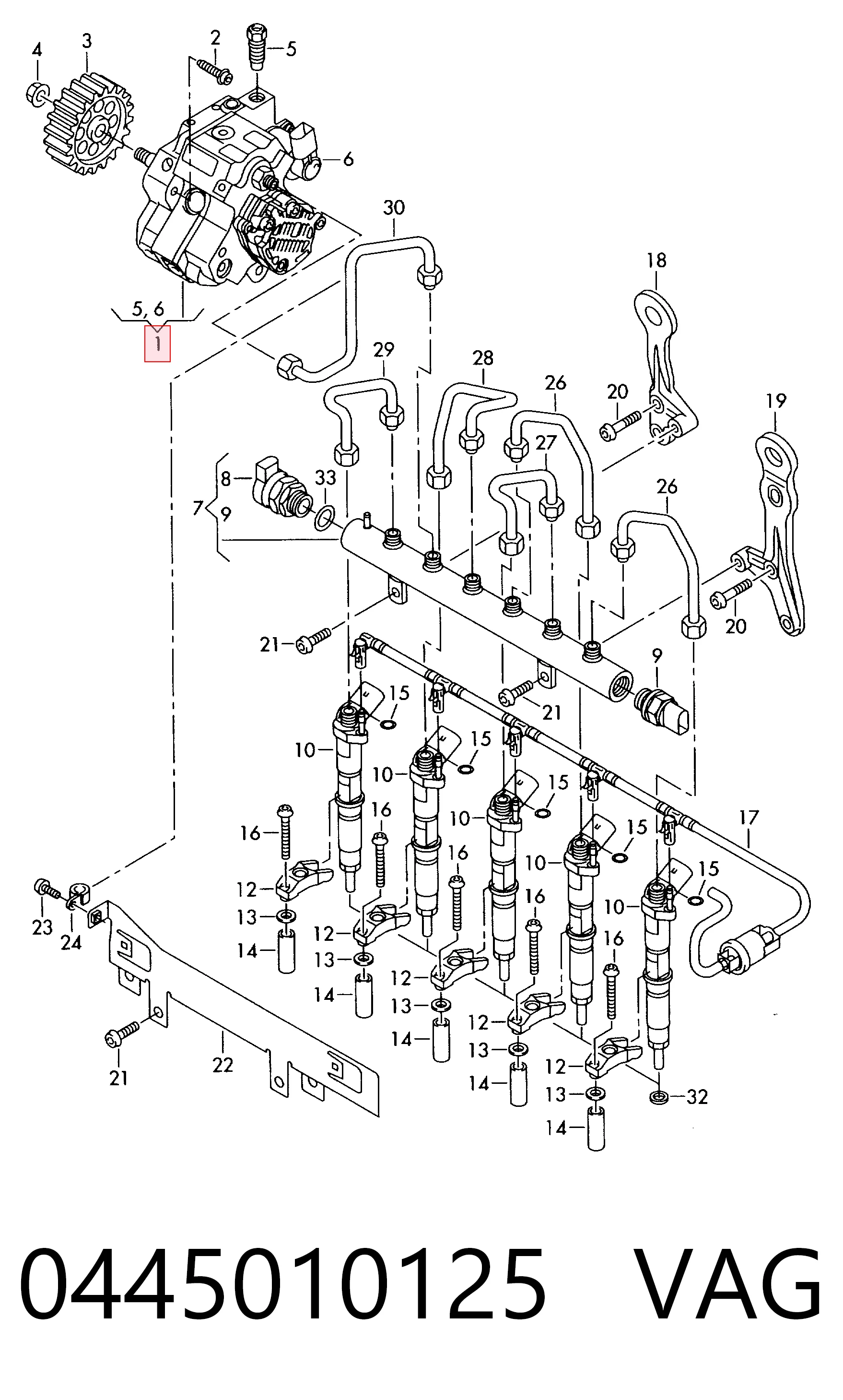 445010090 Bosch Насос паливний високого тиску (ПНВТ)