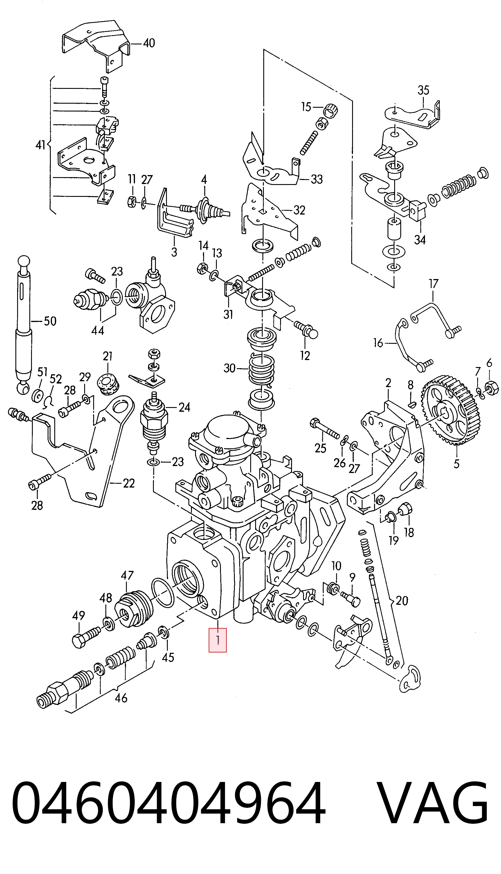 0460494366 Bosch Насос паливний високого тиску (ПНВТ)