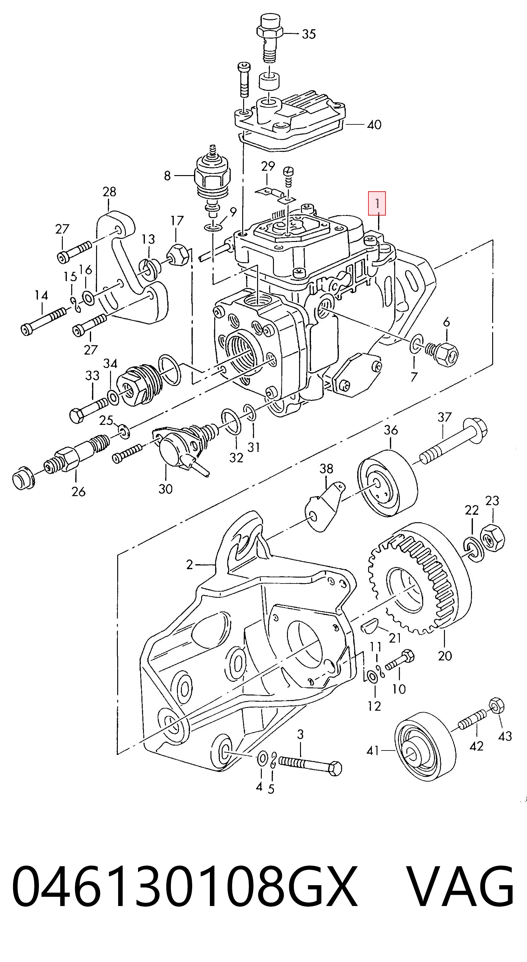 ПНВТ Bosch 0460415994