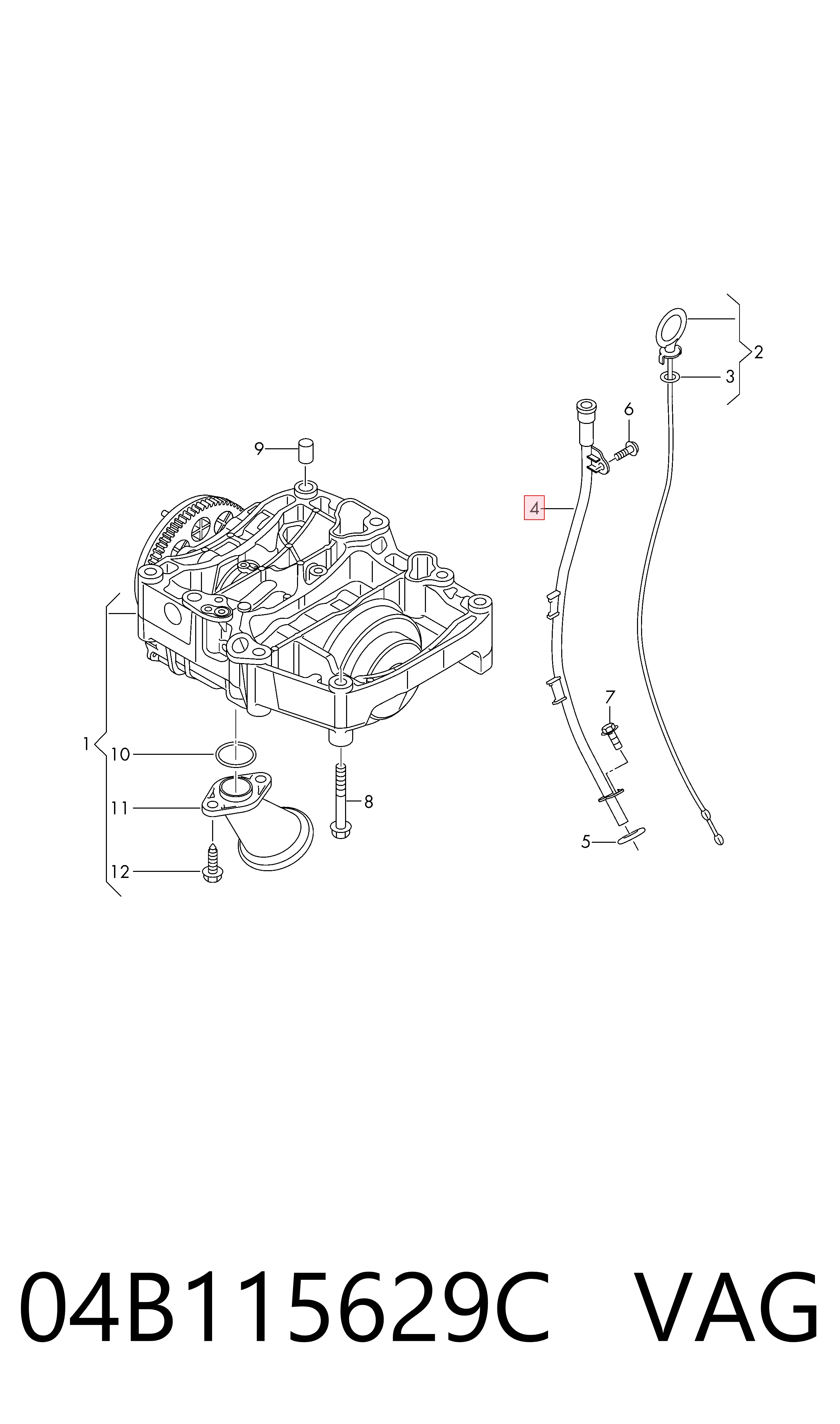 Купити Масляний щуп Seat Ibiza IV 6J5, 6P1