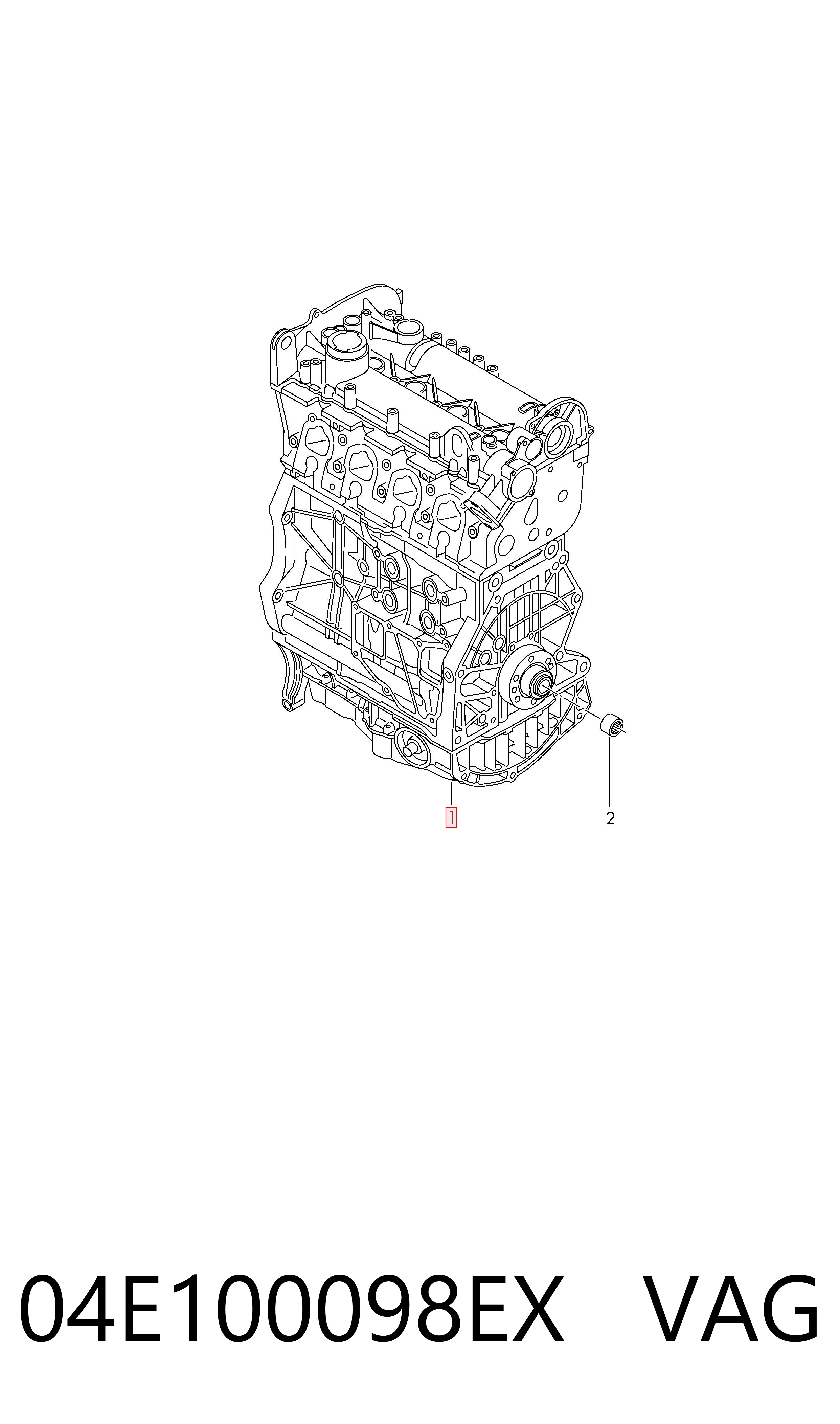 04E100098EX VAG