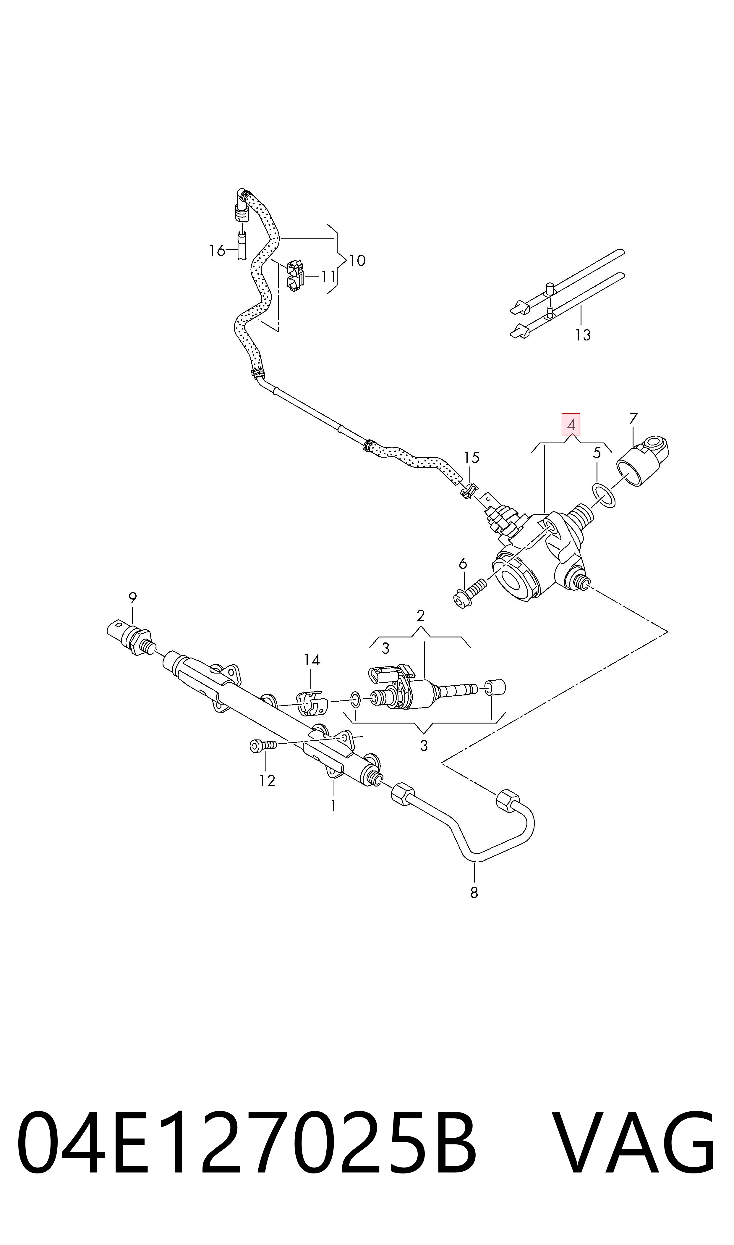 Паливний насос високого тиску EBY420145A1427 Glossyautoparts