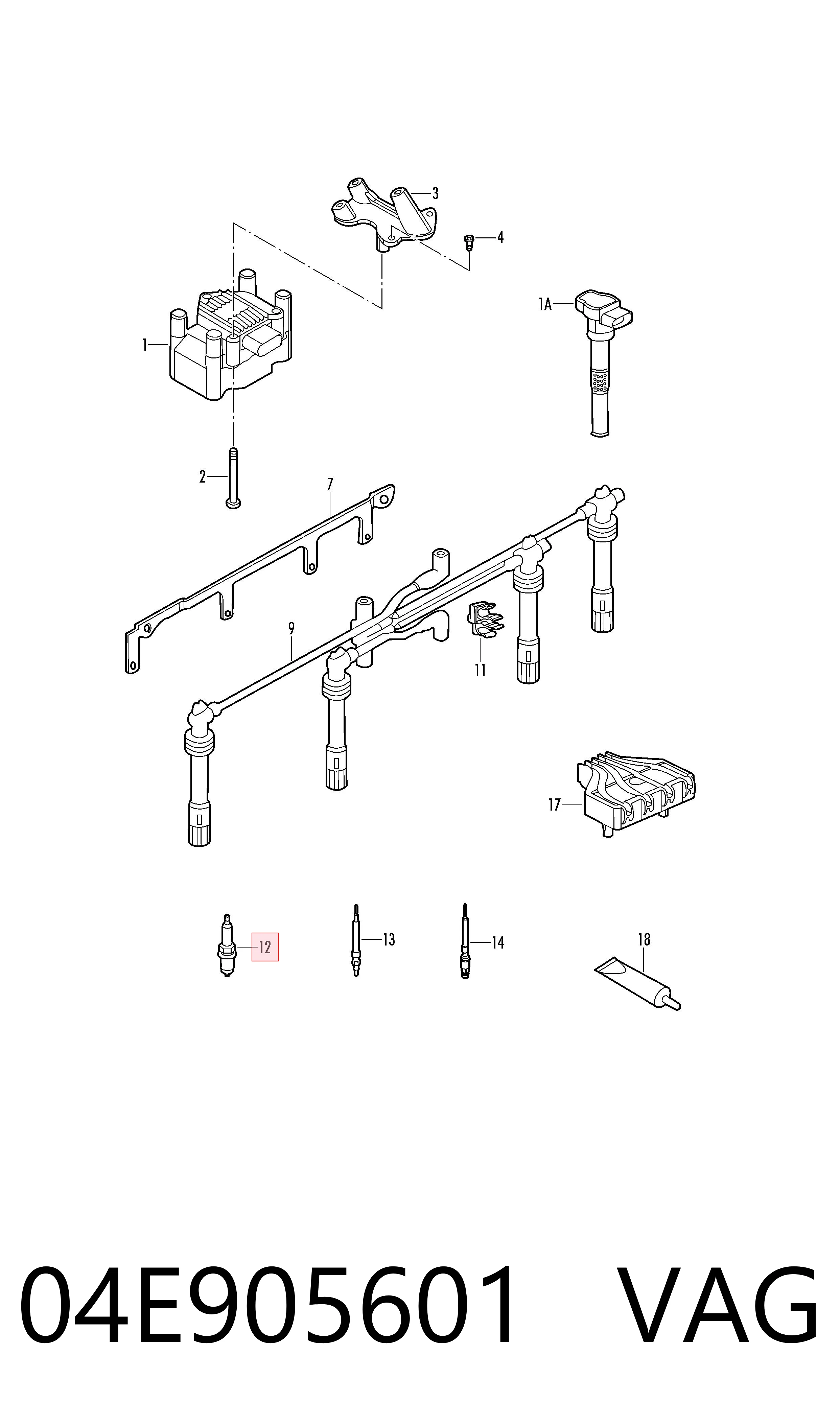 Свічки запалювання 241145528 Bosch