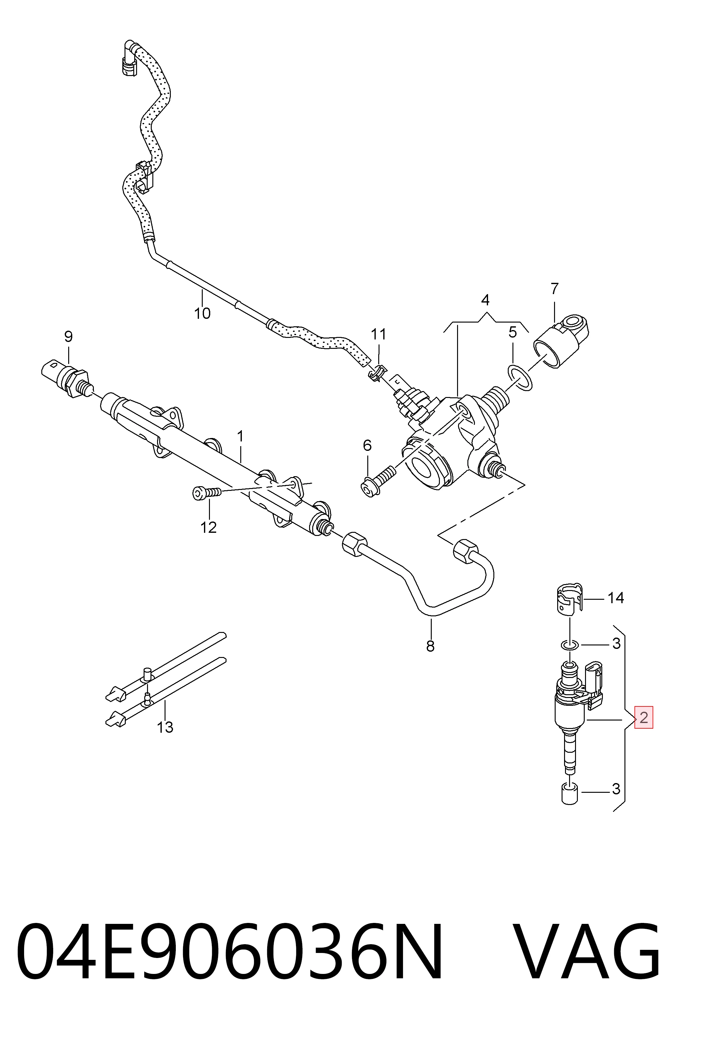Купити Паливні форсунки Volkswagen Polo V RUS 602, 604, 612, 614