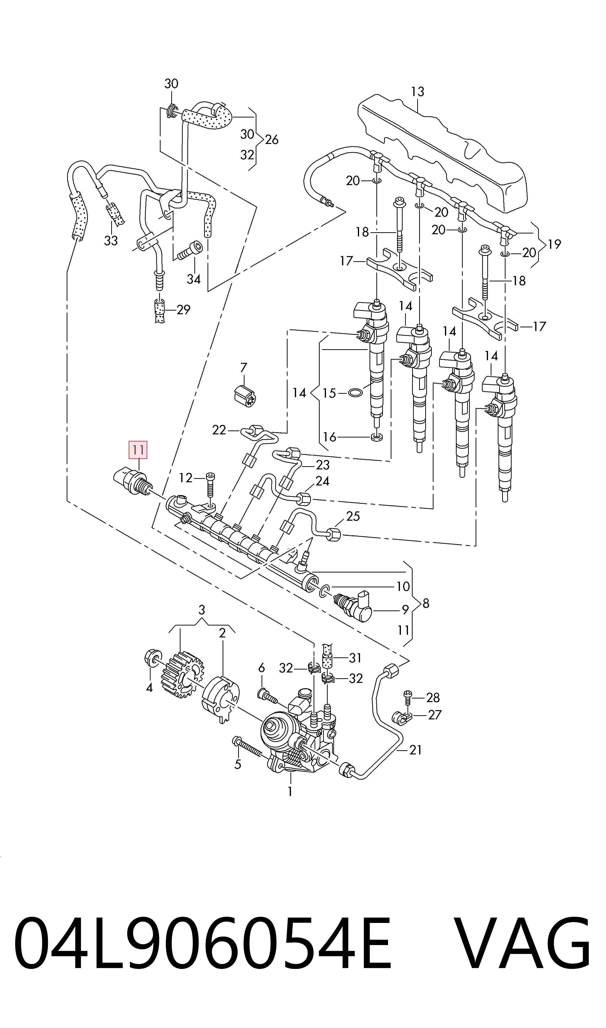 04L906054E VAG Манометри