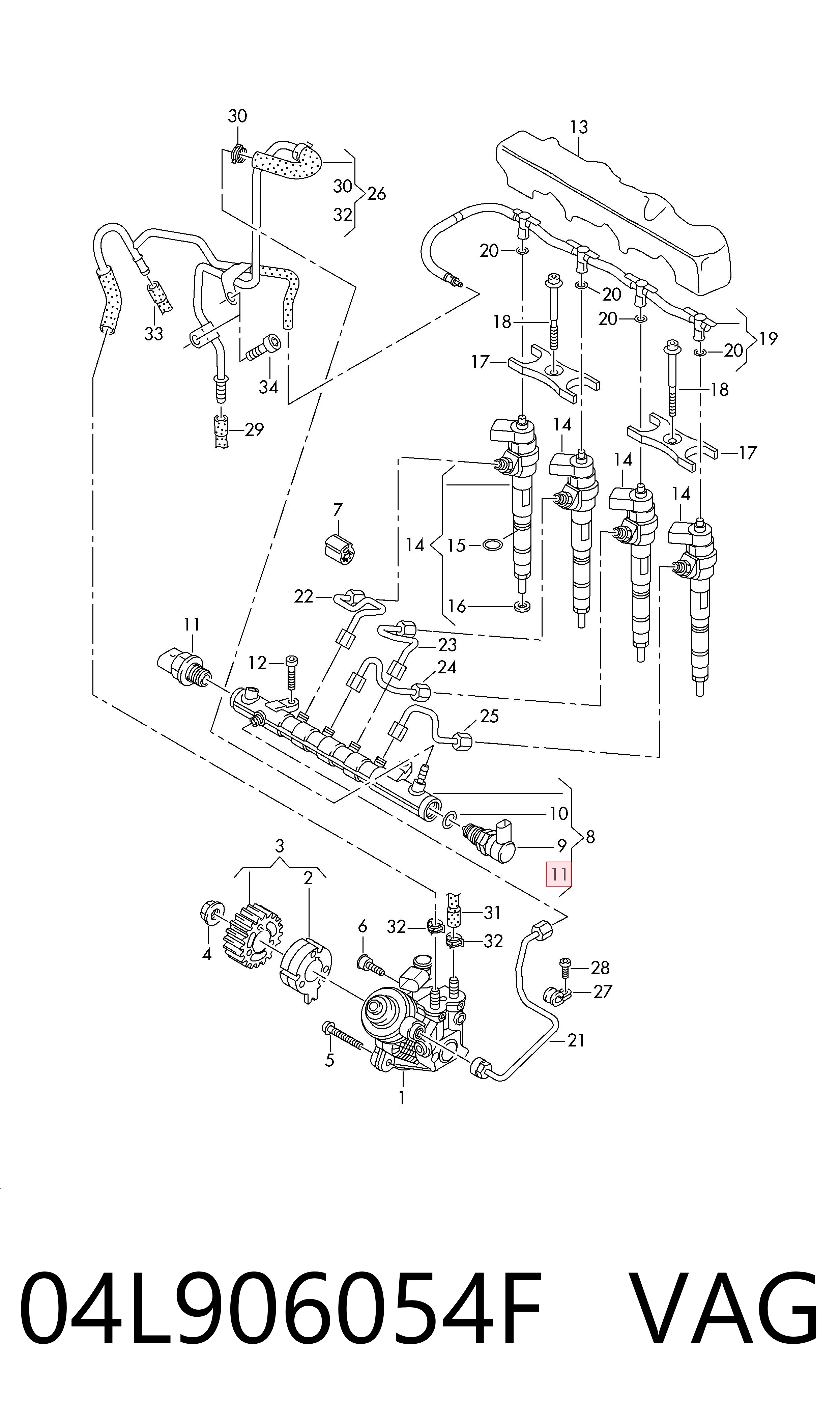 04L906054F VAG Манометри