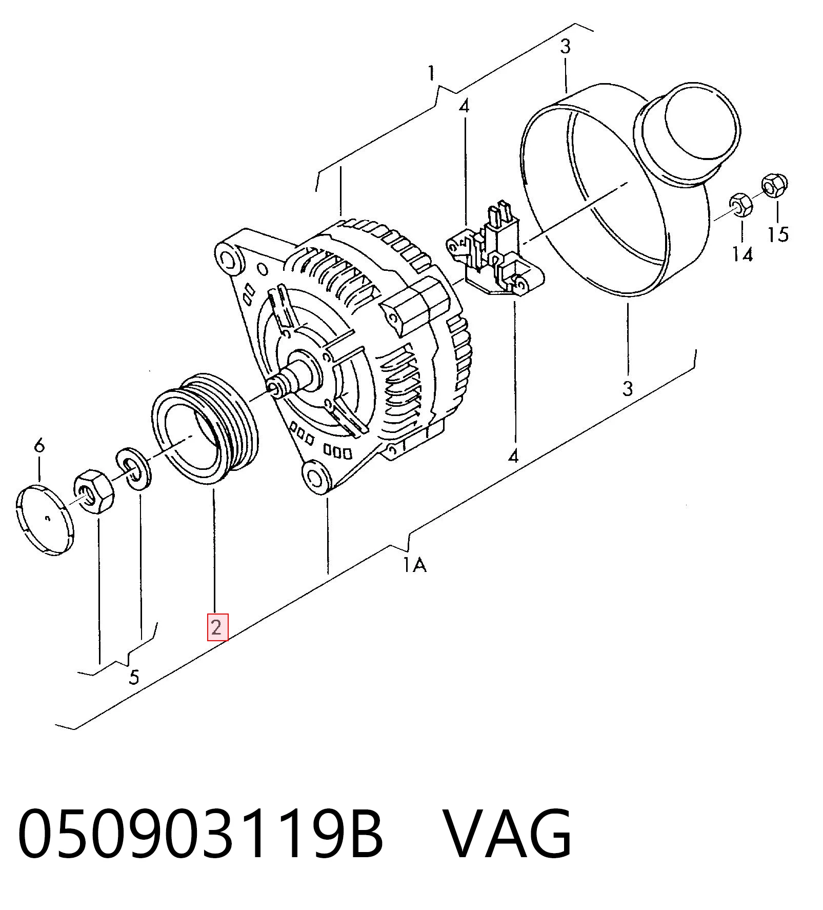 Муфта генератора Bosch 1126600940