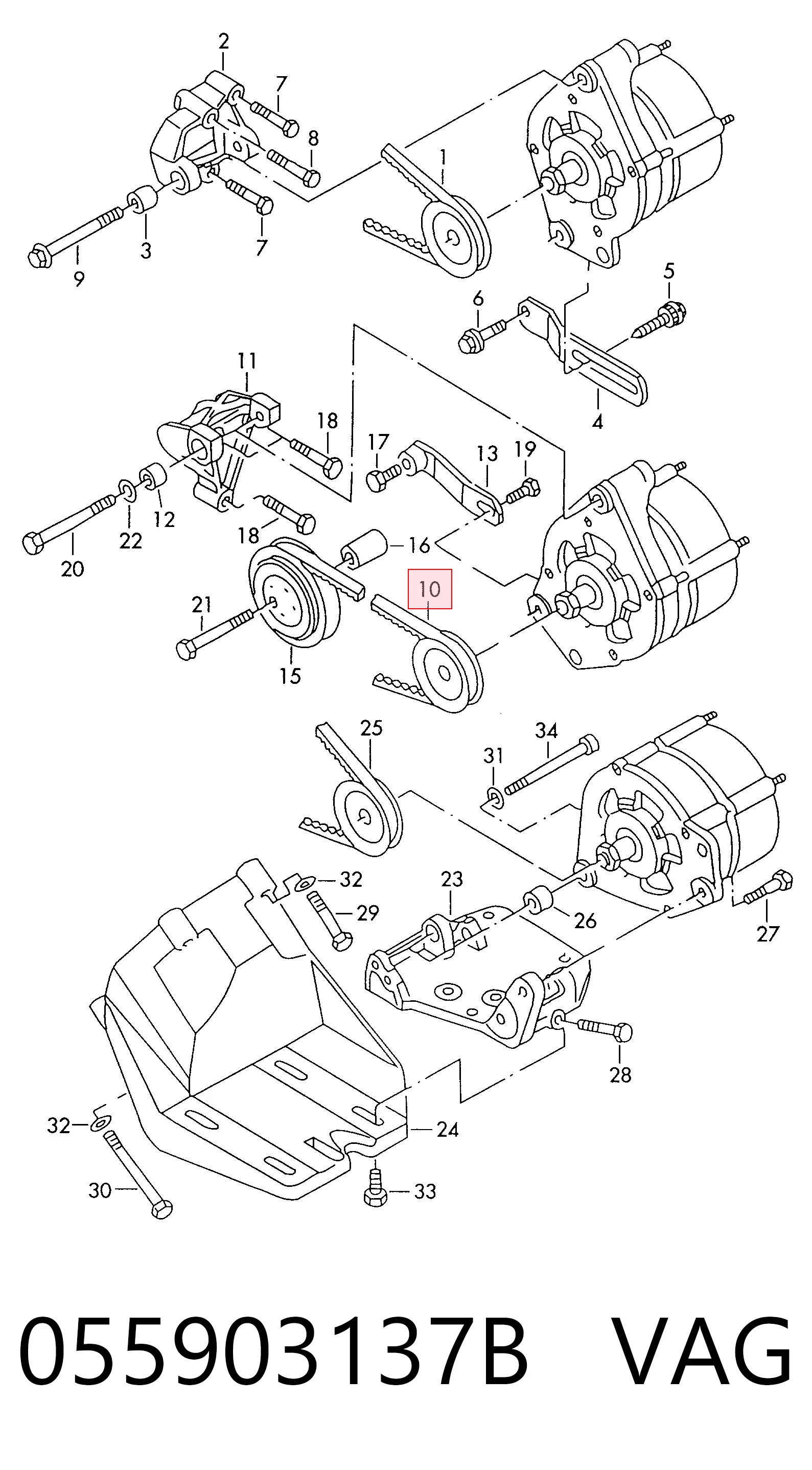 Купити 4796327 NEW Holland Ремінь генератора
