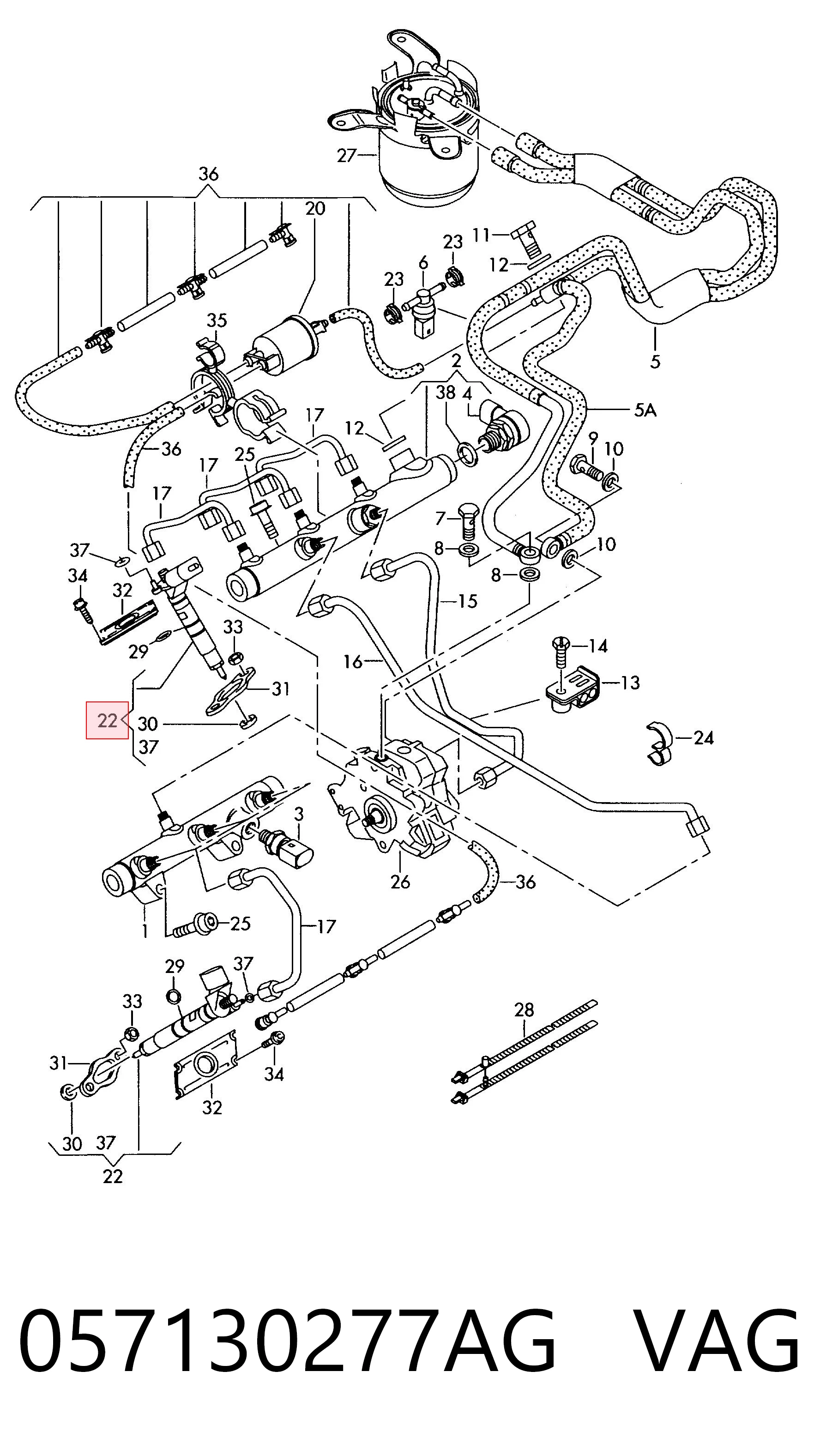 445115085 Bosch Форсунка вприску палива