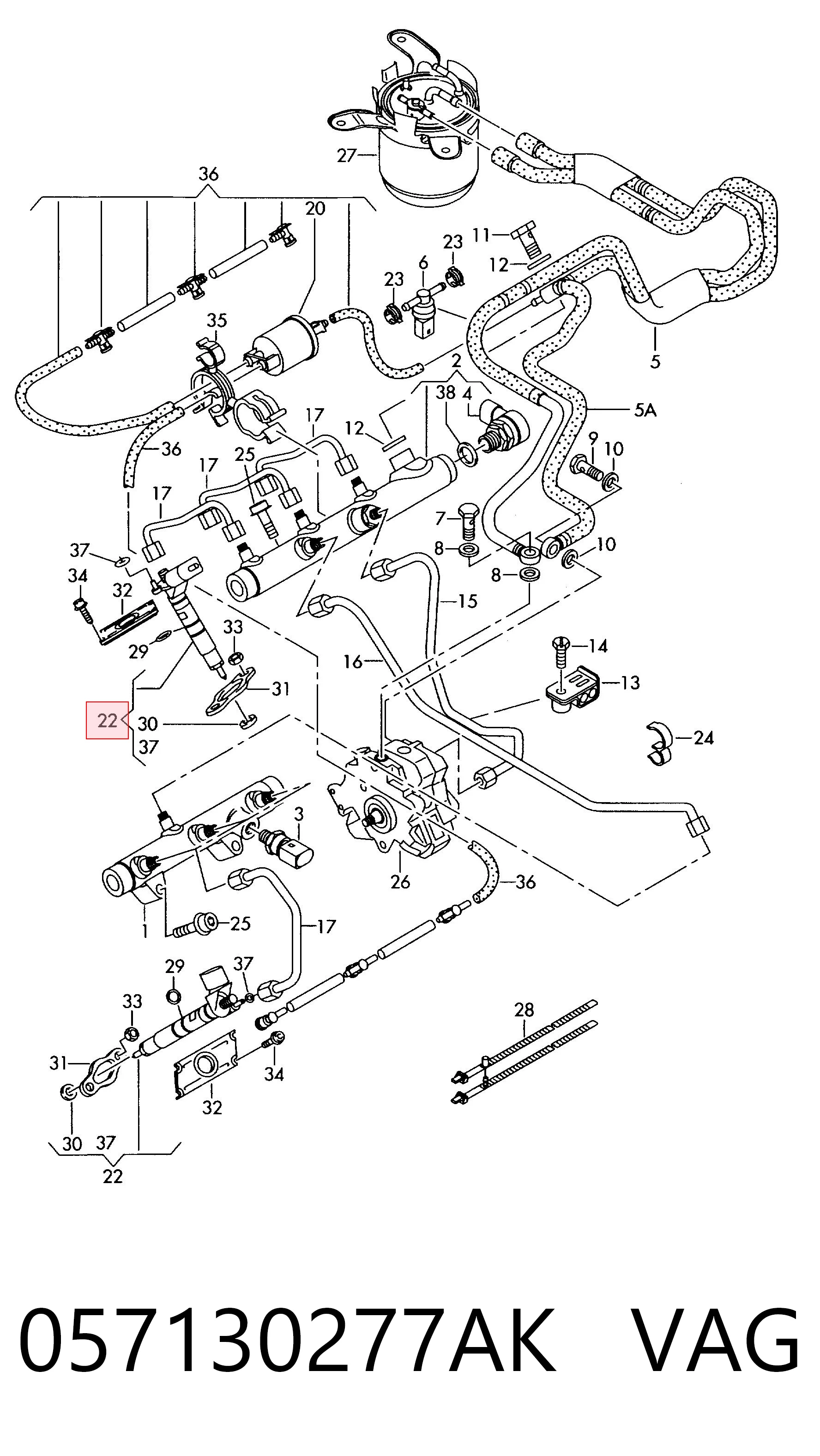 Форсунка паливна Bosch 445115085 ціна, від 126.69 USD
