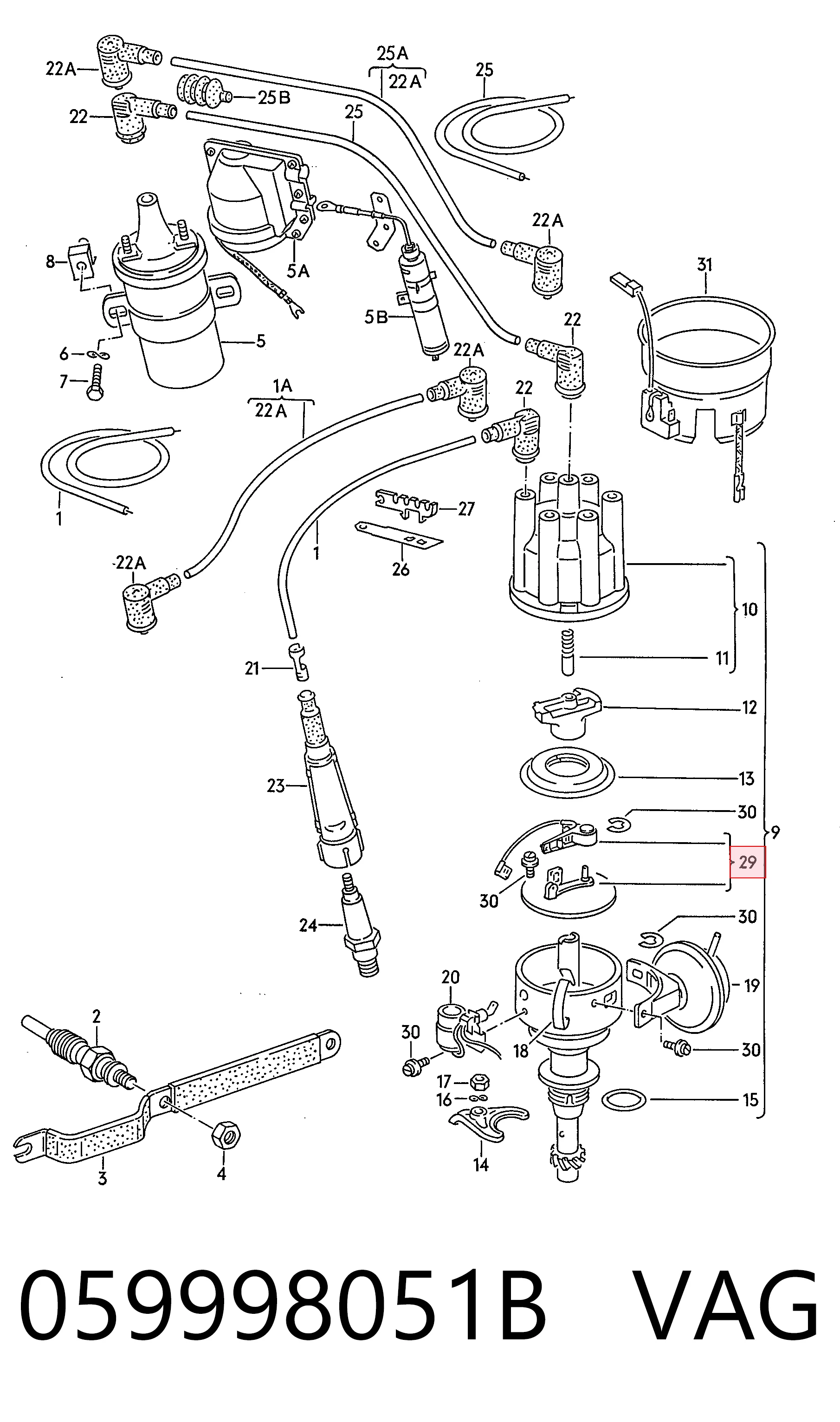 Контактна група розподільника запалювання Mercedes A0001583390 ціна, від 4.50 USD