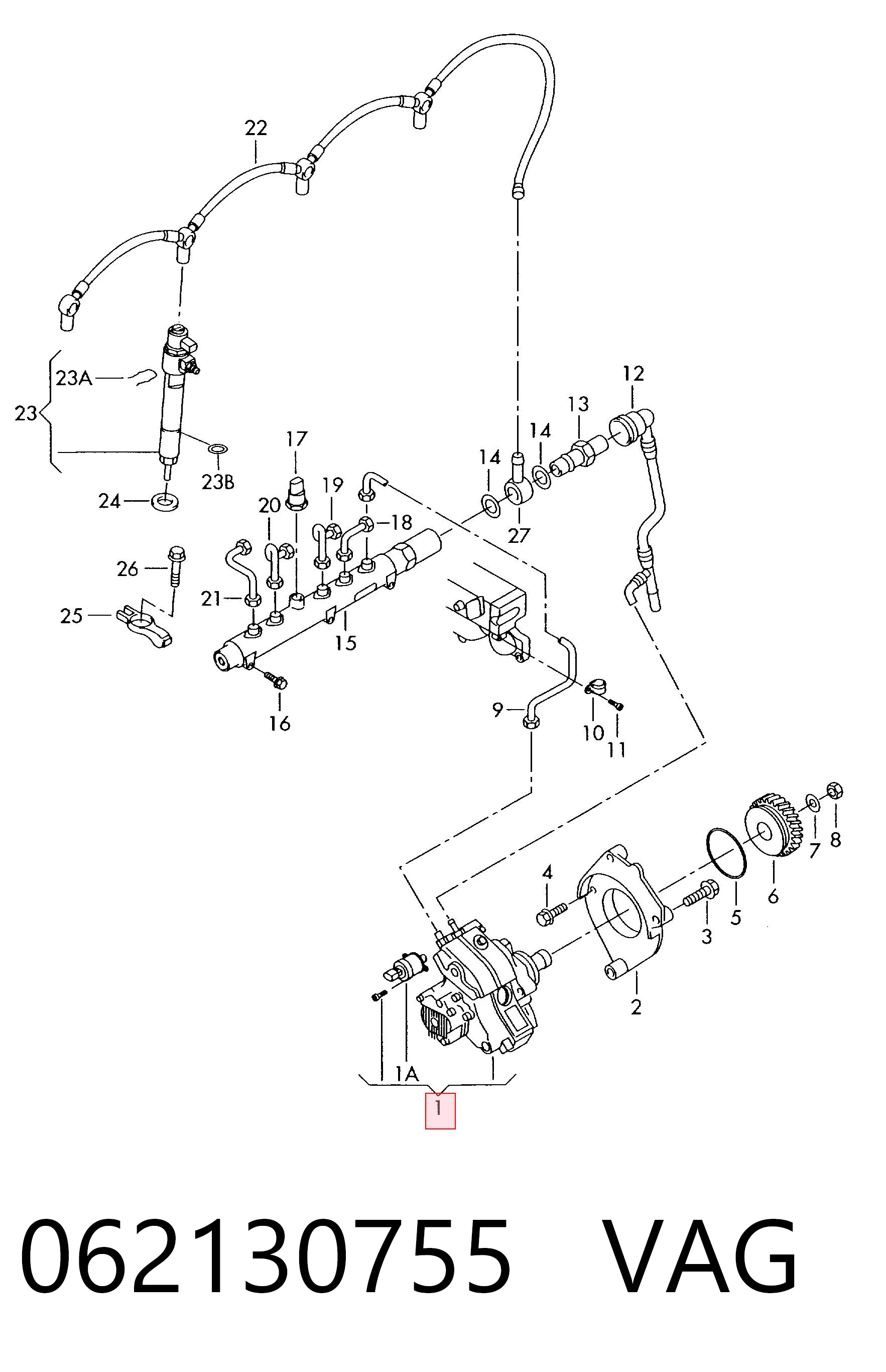 445010044 Bosch Насос паливний високого тиску (ПНВТ)