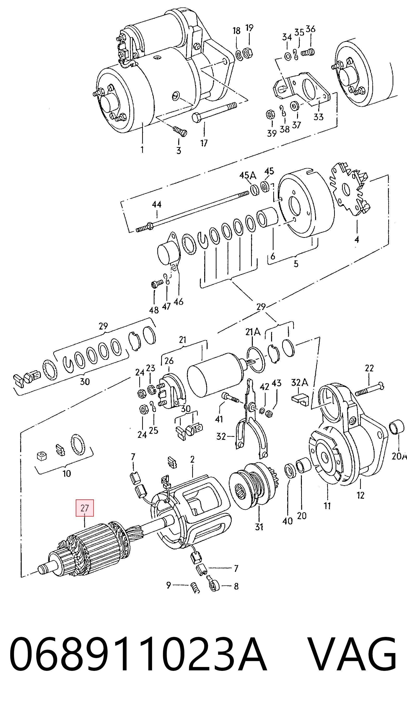 Купити Стартер Audi 80 B2 81, 85
