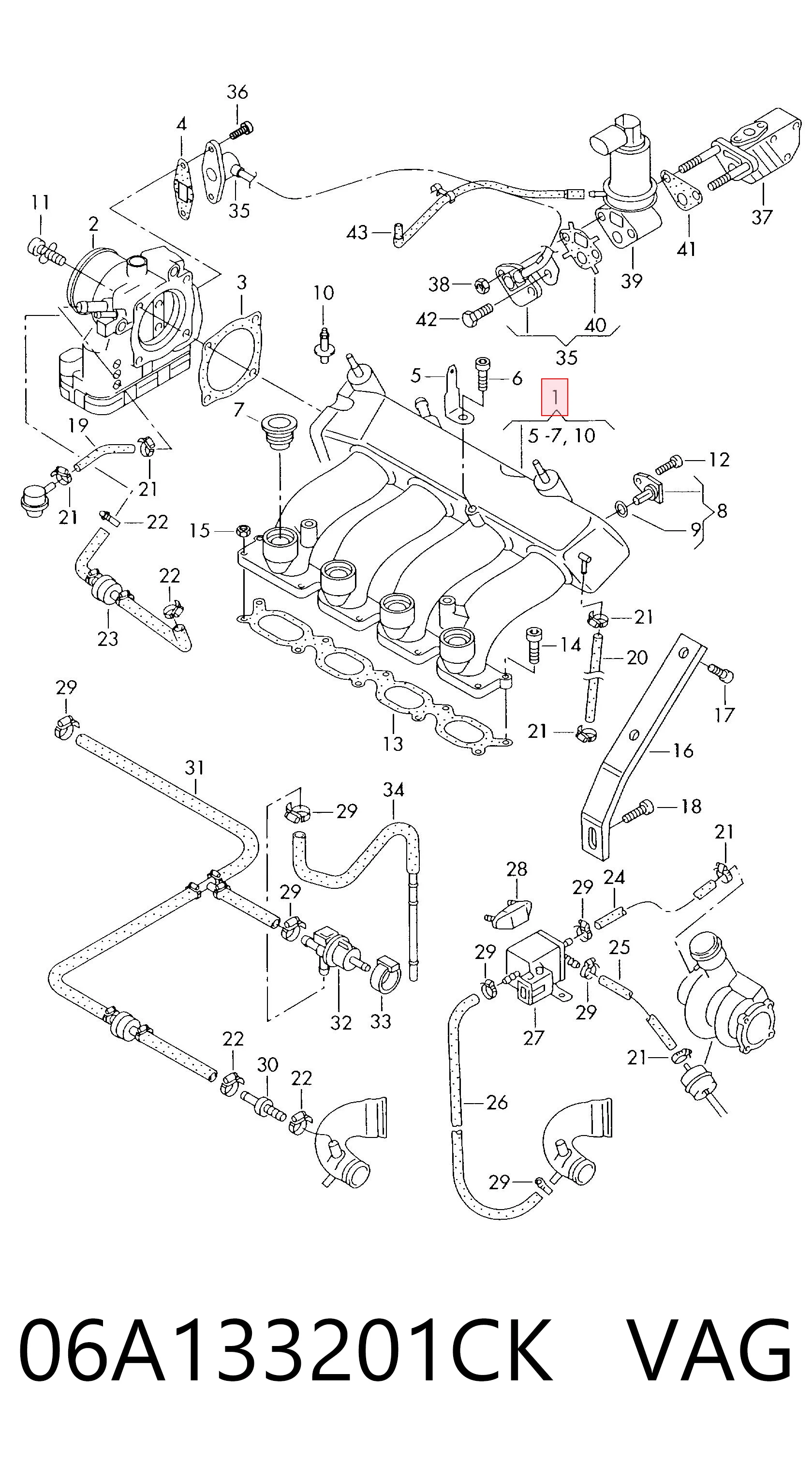 06A133201CK VAG
