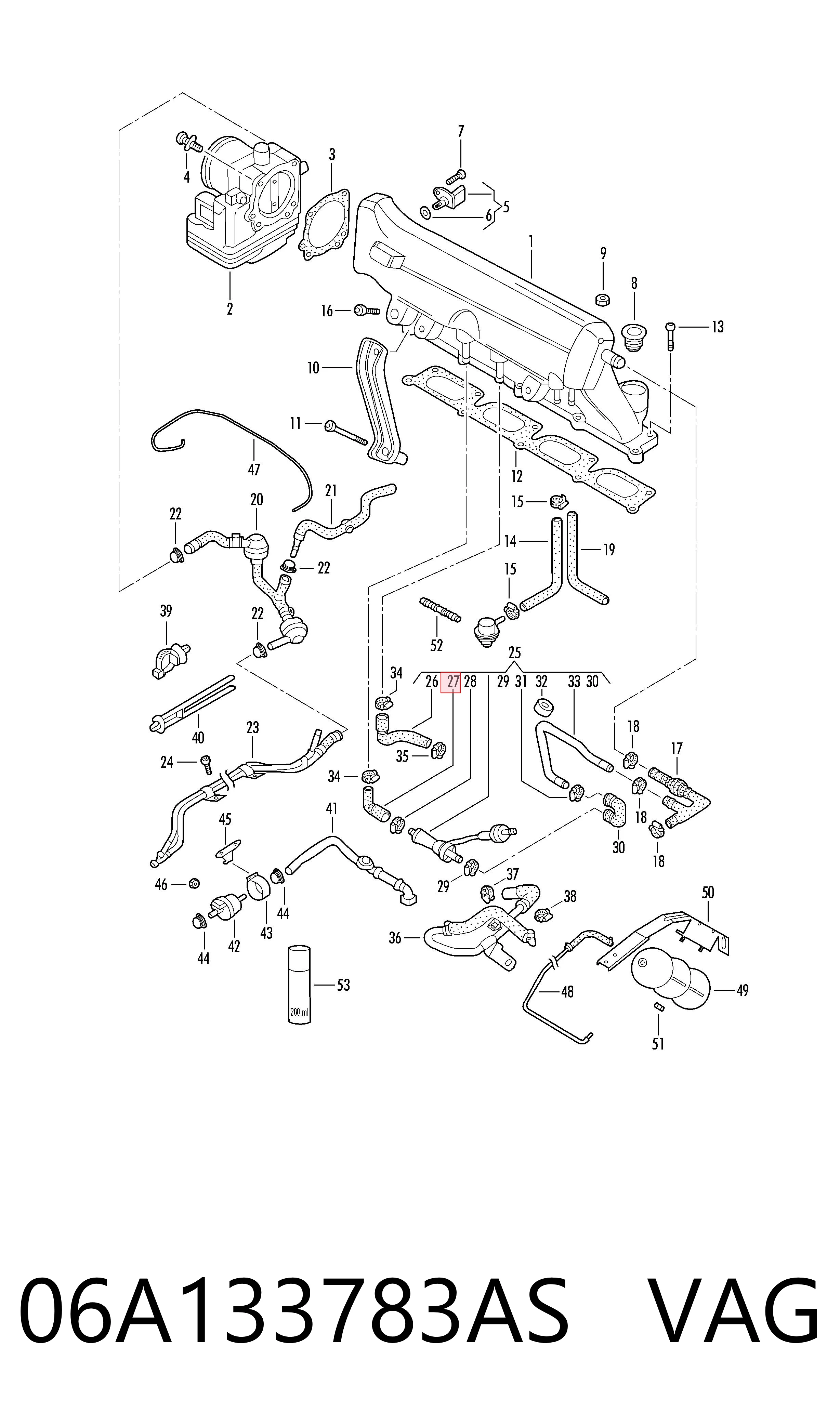  VAG 06A133783AS ціна, від 11.96 USD