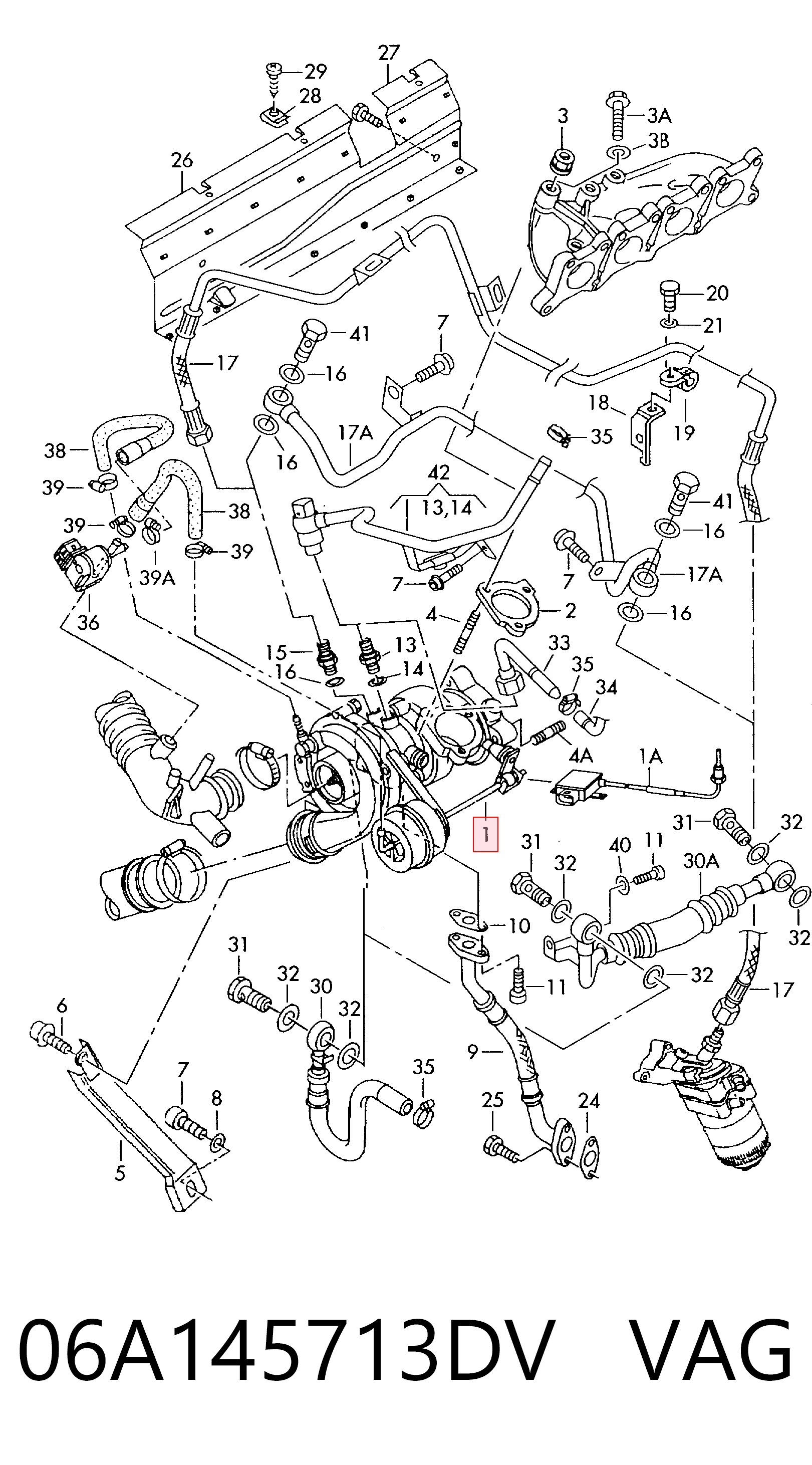 030TM18187000 Mahle Original Турбонаддув