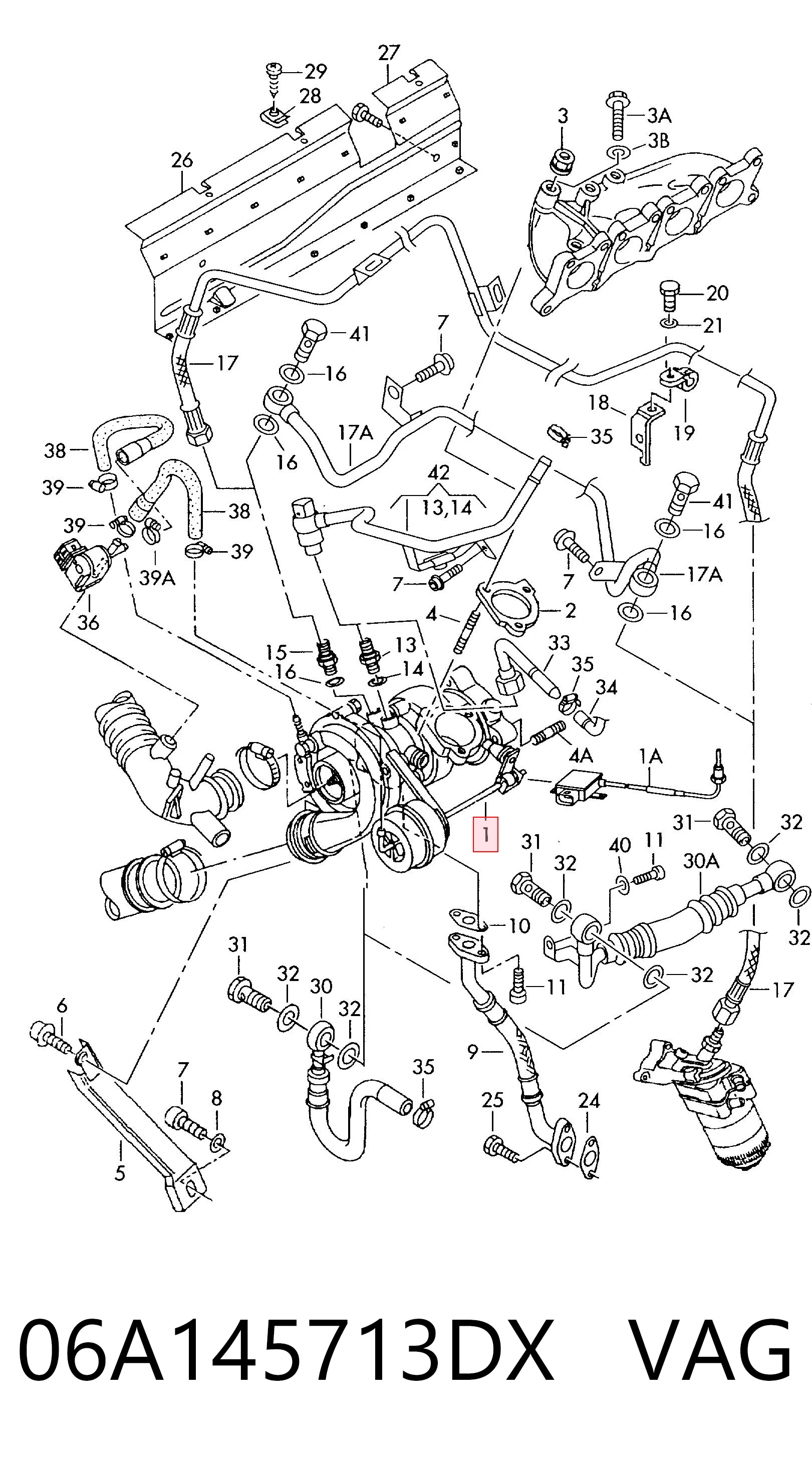 Турбіна Mahle Original 030TM18187000 ціна, від 239.43 USD
