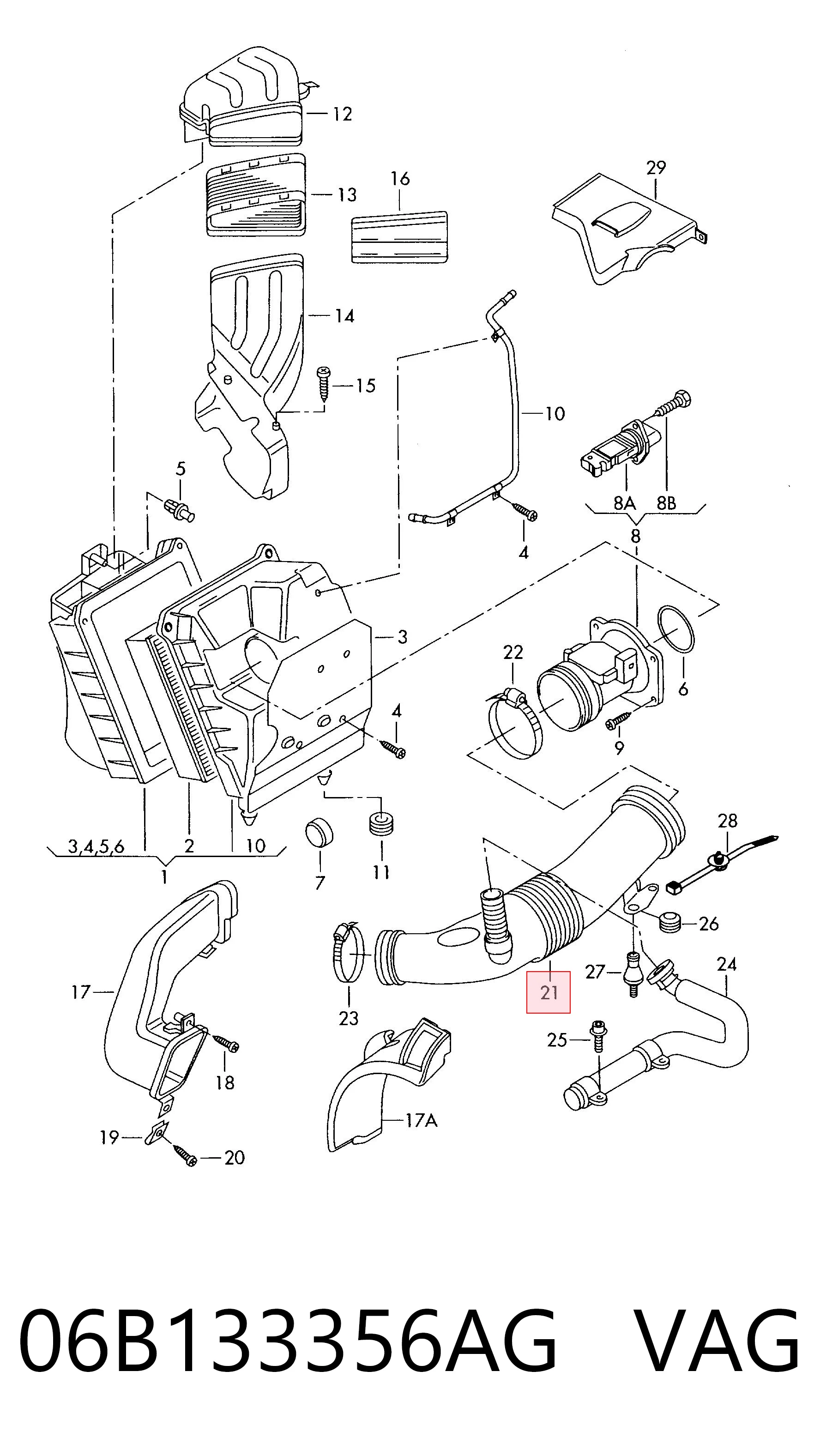 06B133356AG VAG 